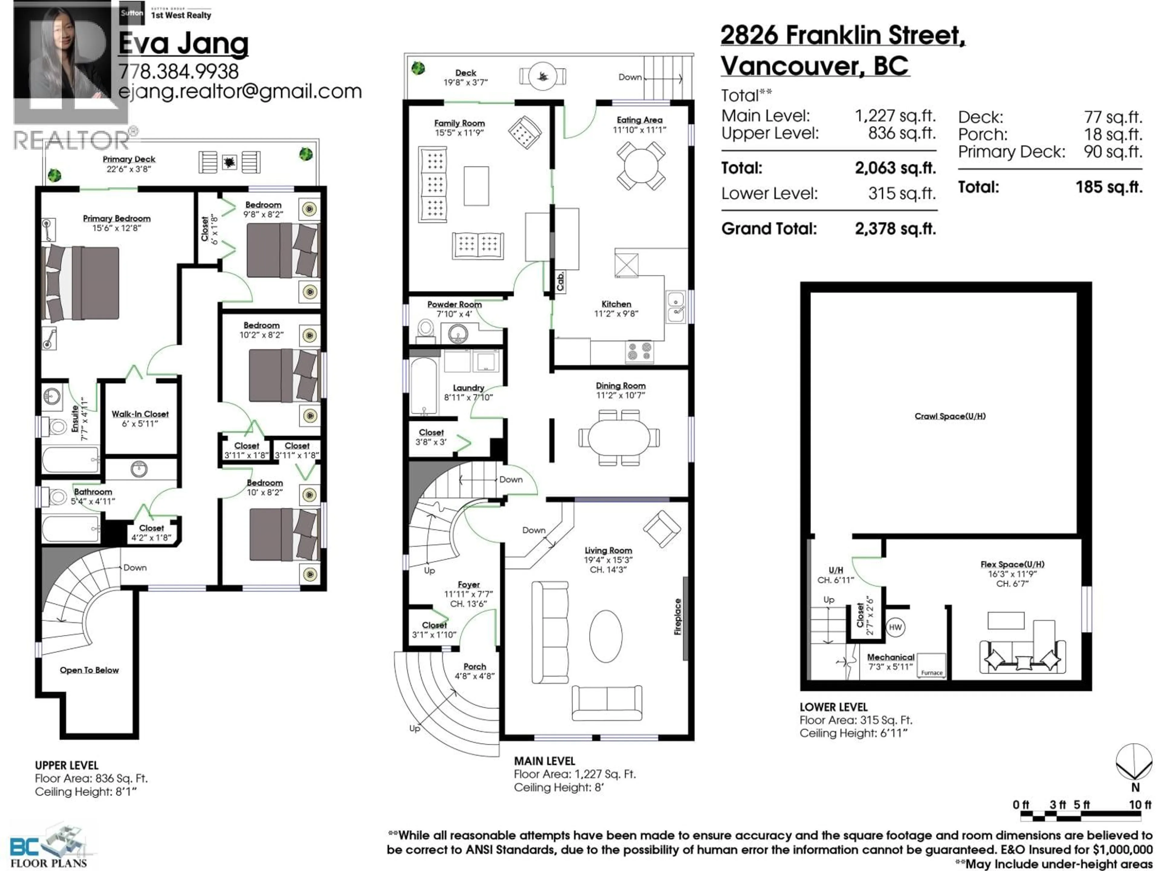 Floor plan for 2826 FRANKLIN STREET, Vancouver British Columbia V5K5B1