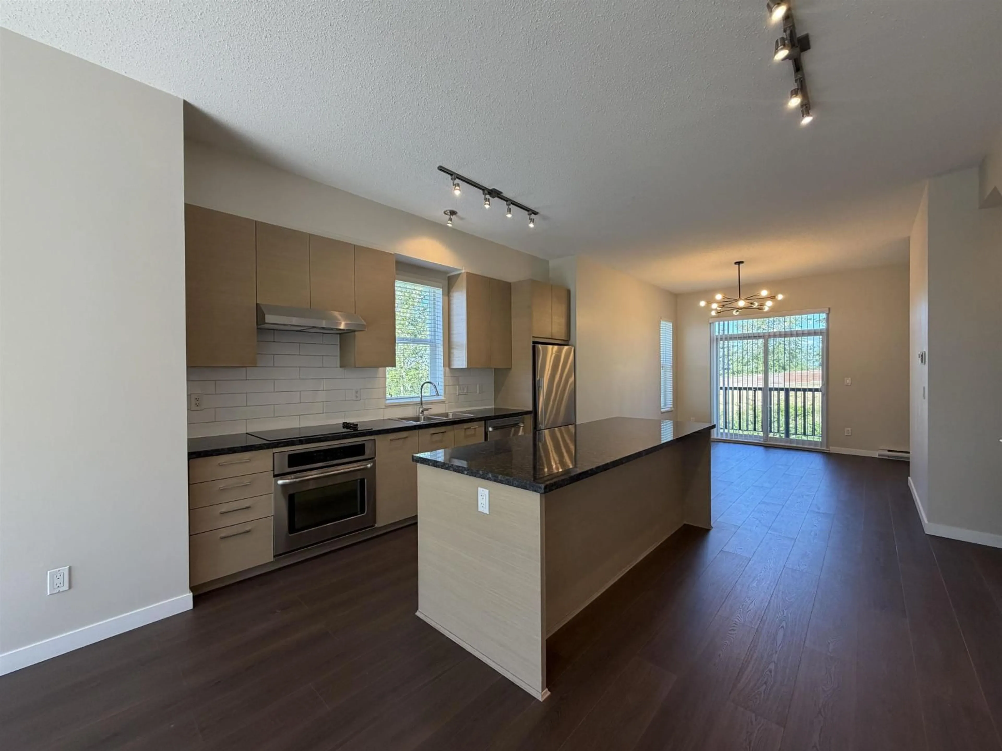 Open concept kitchen, wood/laminate floor for 43 - 10489 DELSOM CRESCENT, Delta British Columbia V4C0B9