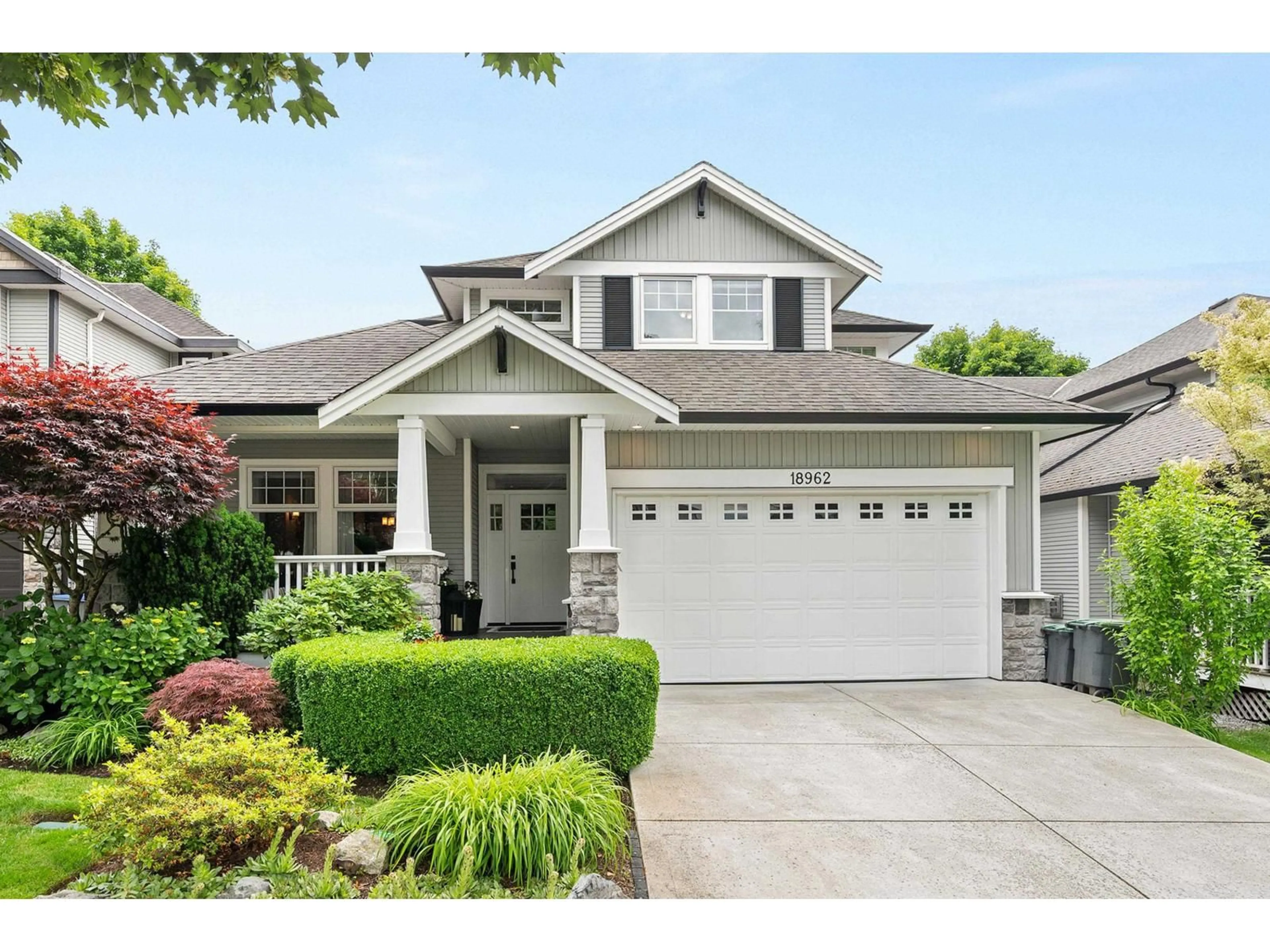 Home with vinyl exterior material, street for 18962 70B AVE AVENUE, Surrey British Columbia V4N5M6