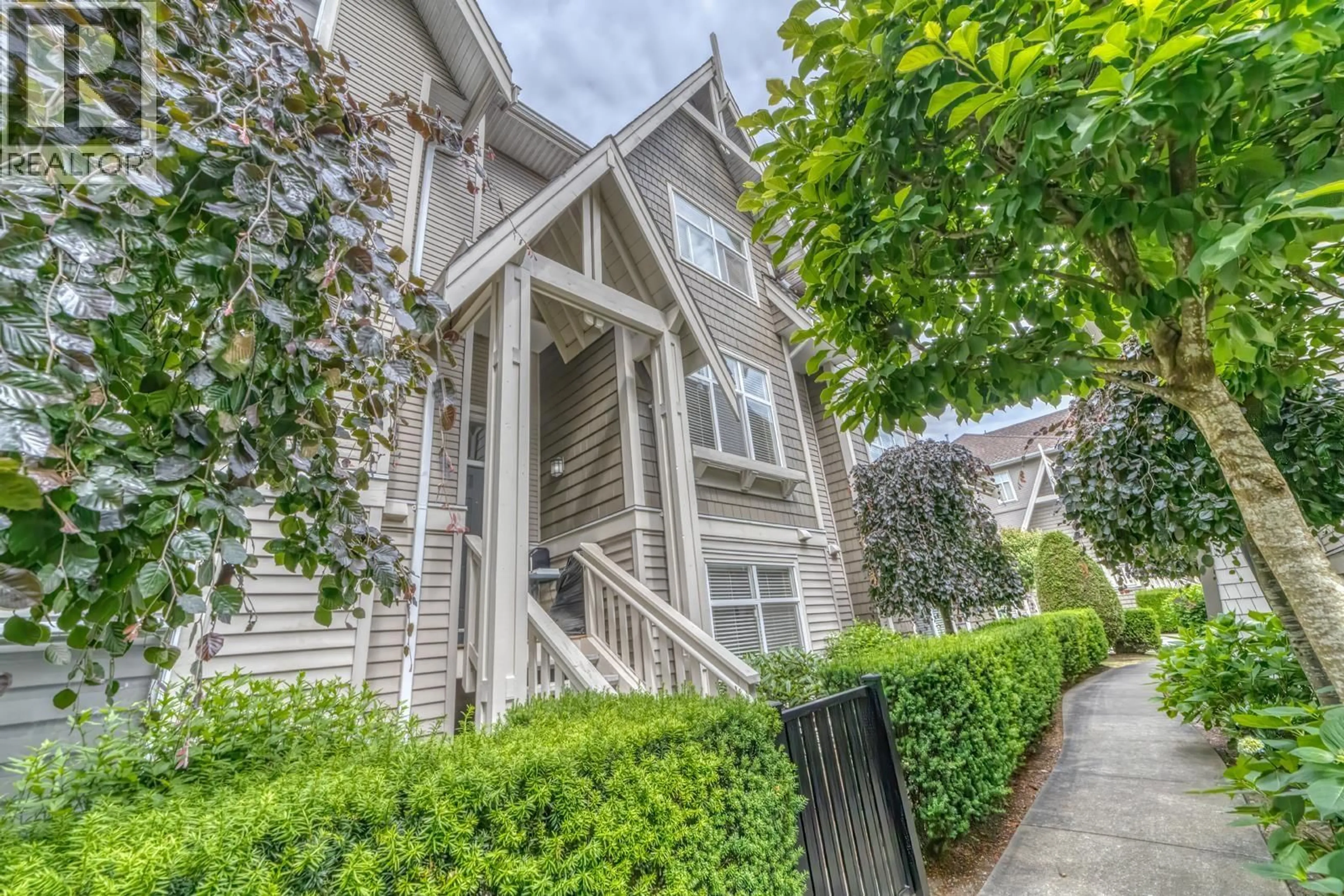 Home with vinyl exterior material, street for 18 - 7288 HEATHER STREET, Richmond British Columbia V6Y4L4
