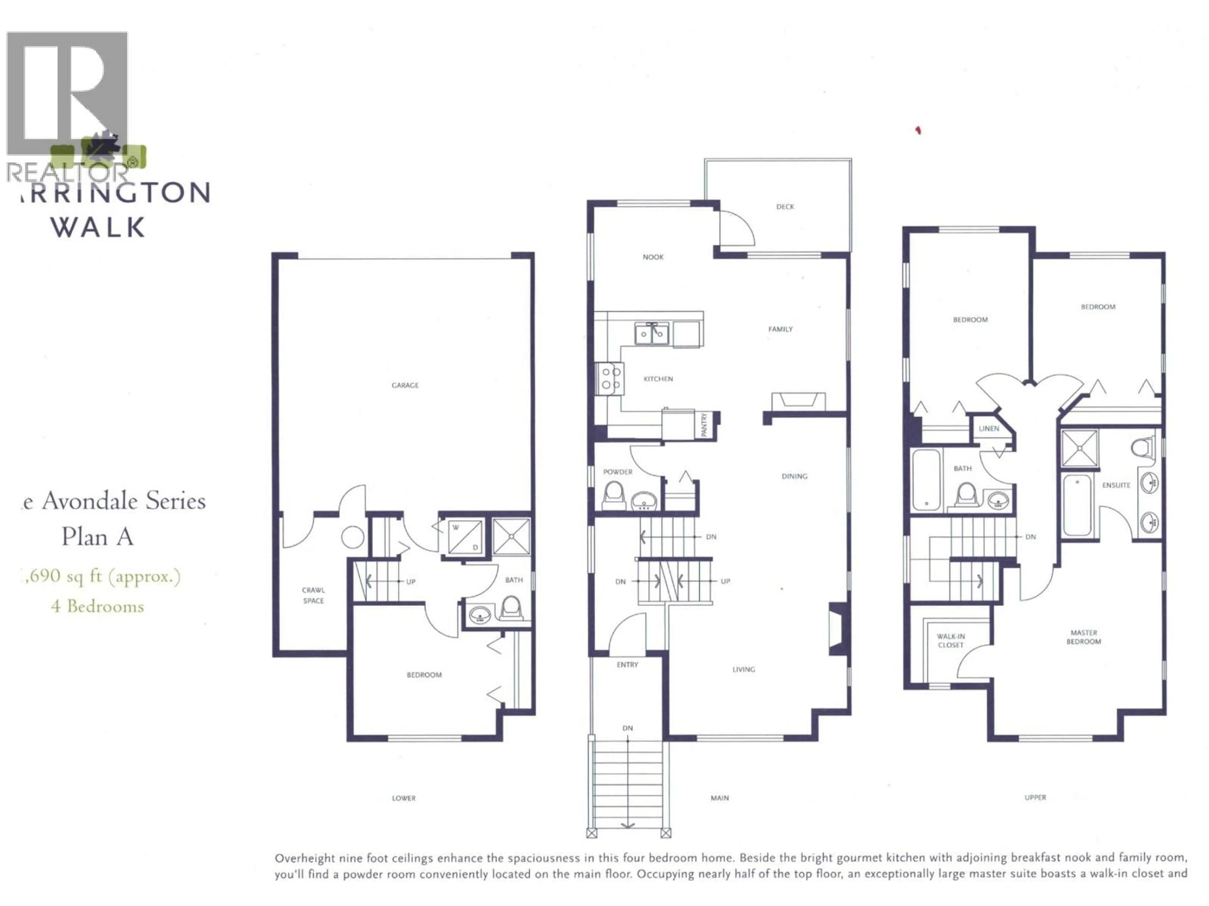 Floor plan for 18 - 7288 HEATHER STREET, Richmond British Columbia V6Y4L4