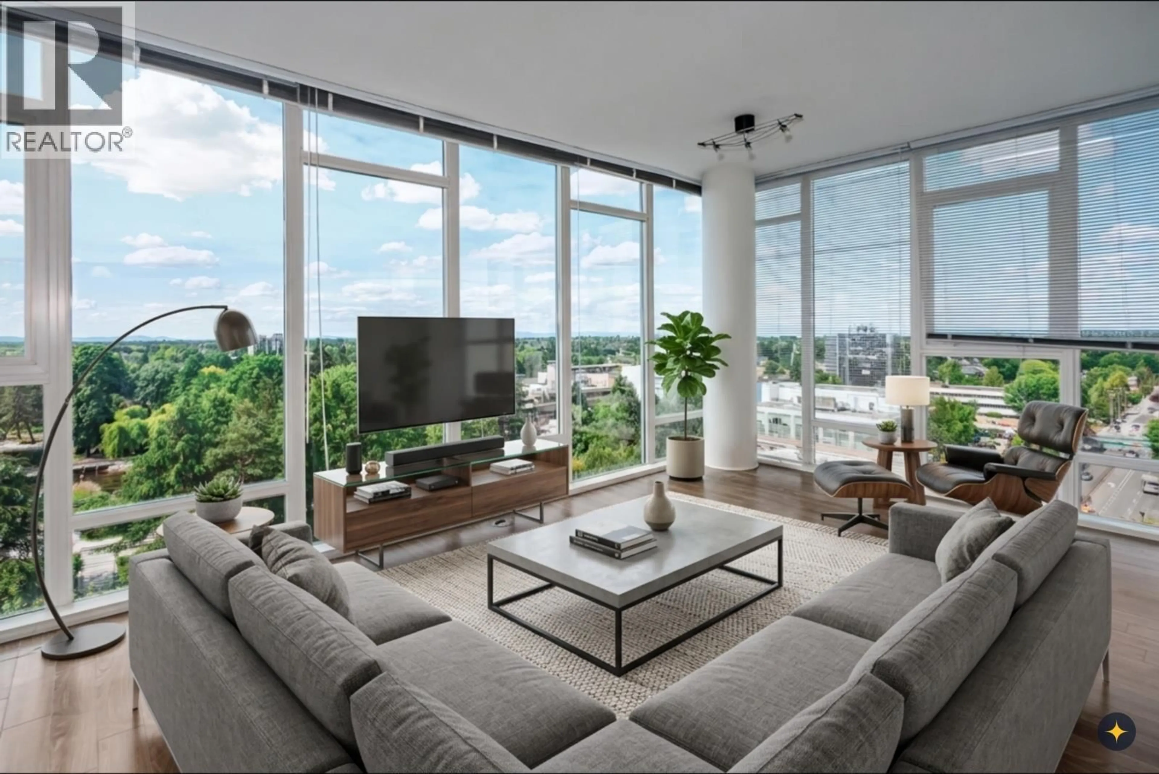 Living room with furniture, unknown for 1606 - 7371 WESTMINSTER HIGHWAY, Richmond British Columbia V6X0B4