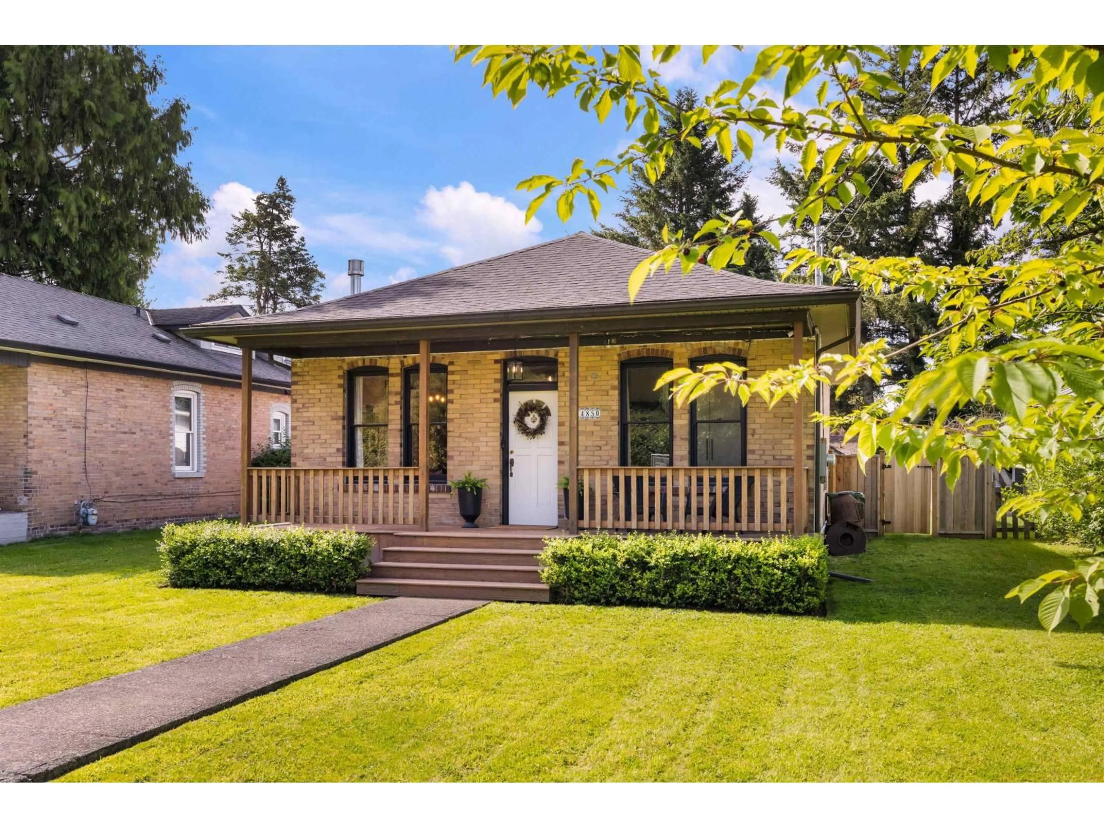 Home with brick exterior material, street for 34850 CLAYBURN ROAD, Abbotsford British Columbia V2S7Y9