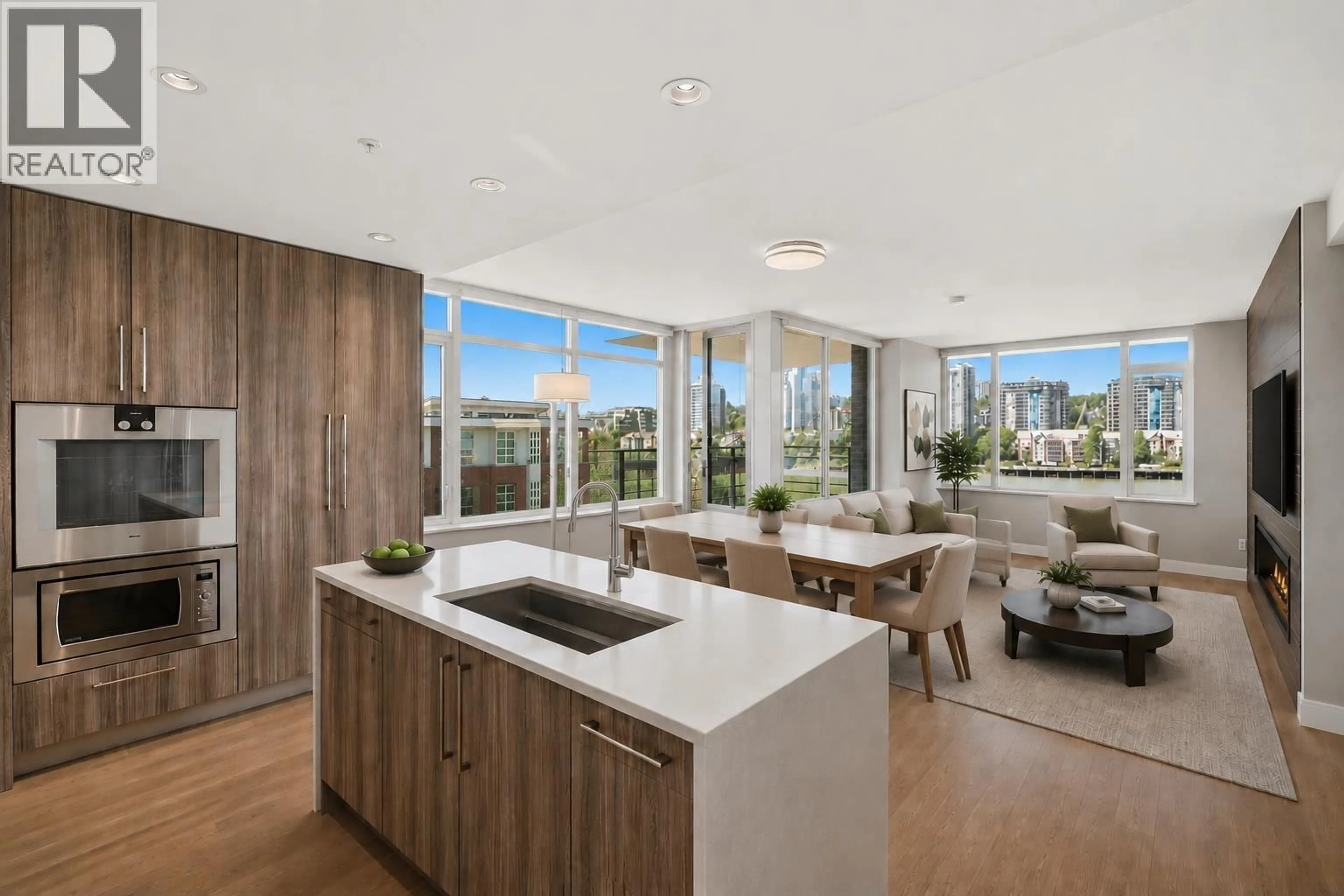 Open concept kitchen, unknown for 504 - 210 SALTER STREET, New Westminster British Columbia V3M0J9