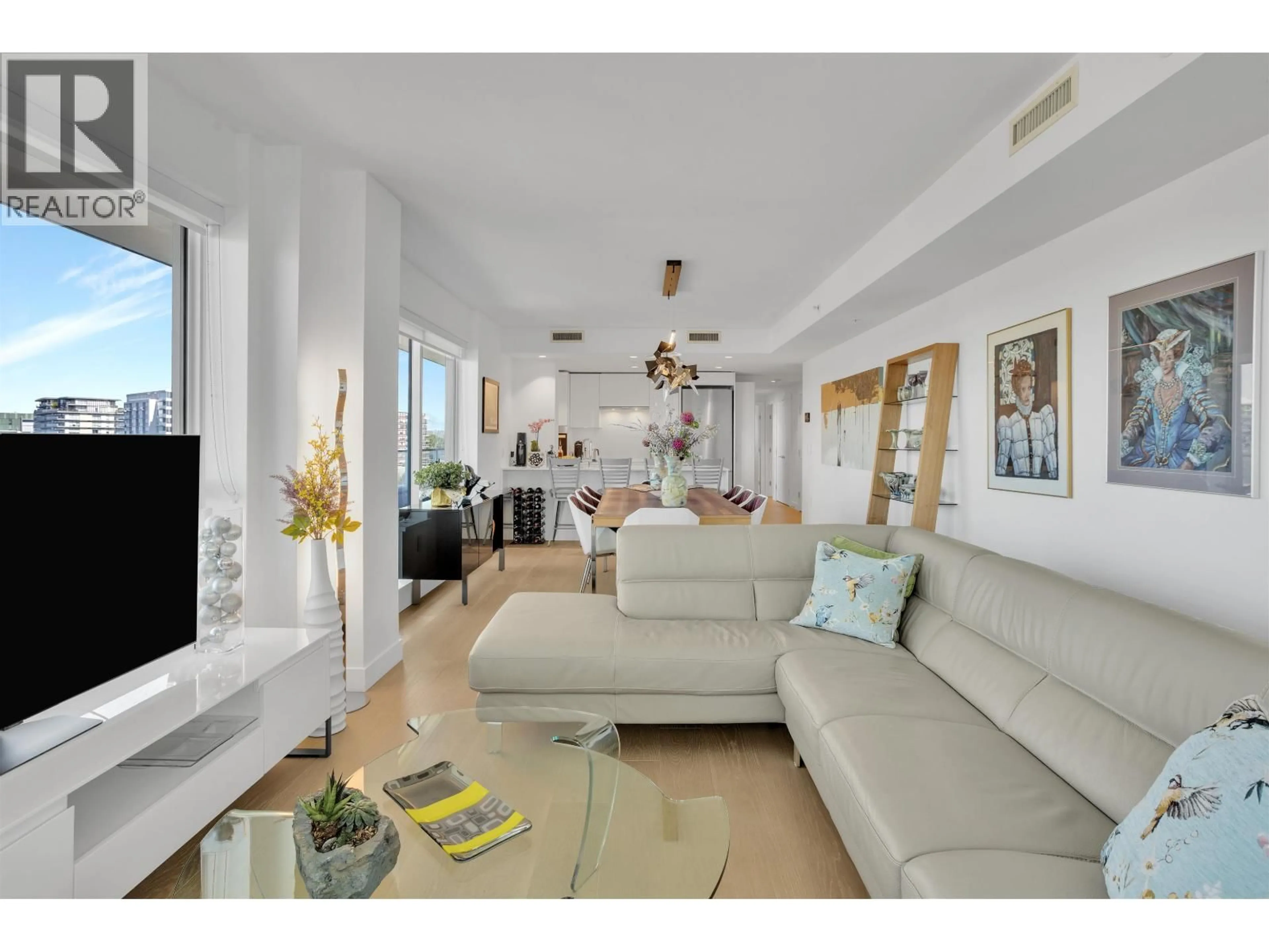 Living room with furniture, unknown for 1102 - 5766 GILBERT ROAD, Richmond British Columbia V6X1B7