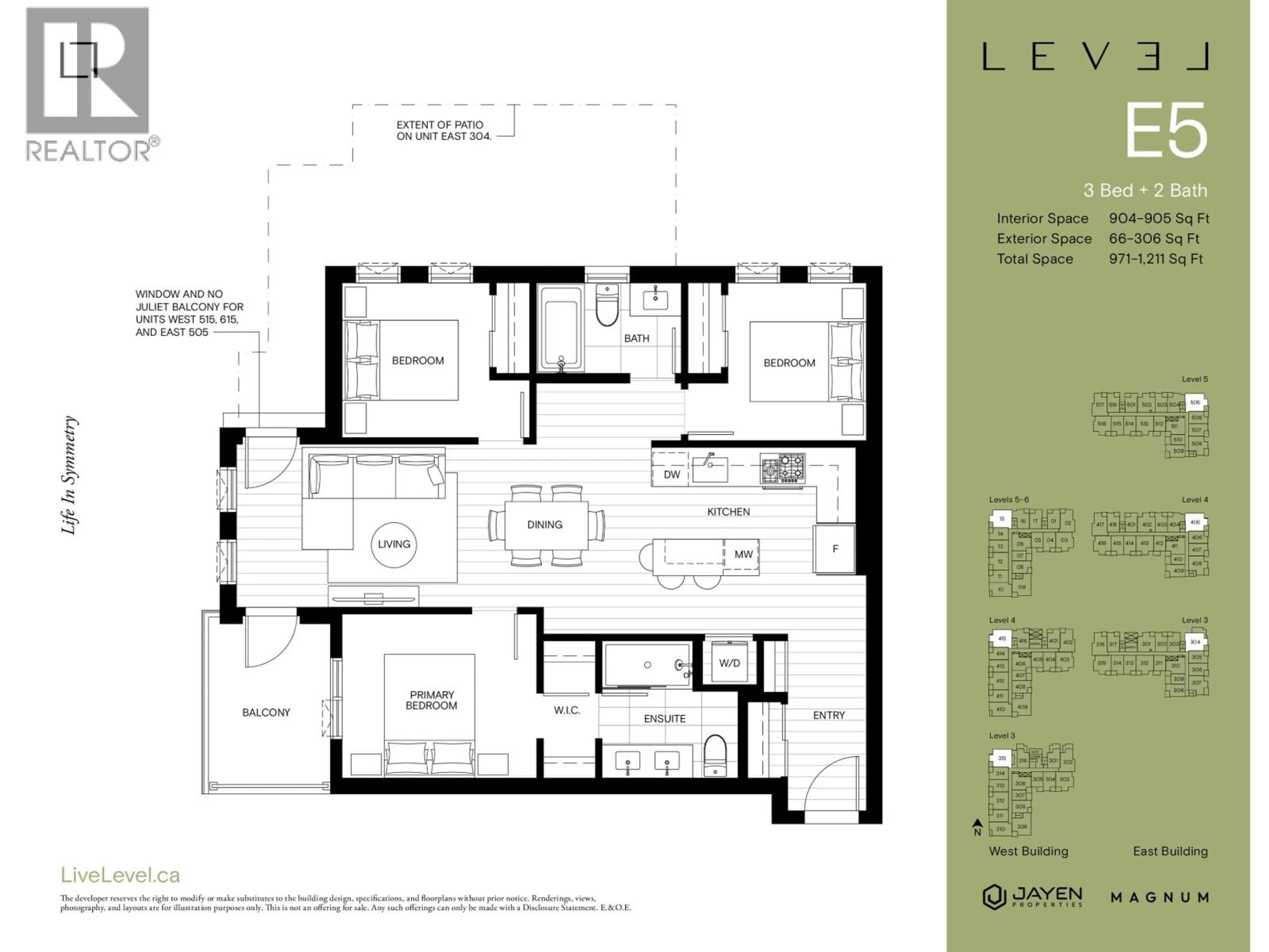 Floor plan for 515 - 600 SHAW AVENUE, Coquitlam British Columbia V0V0V0