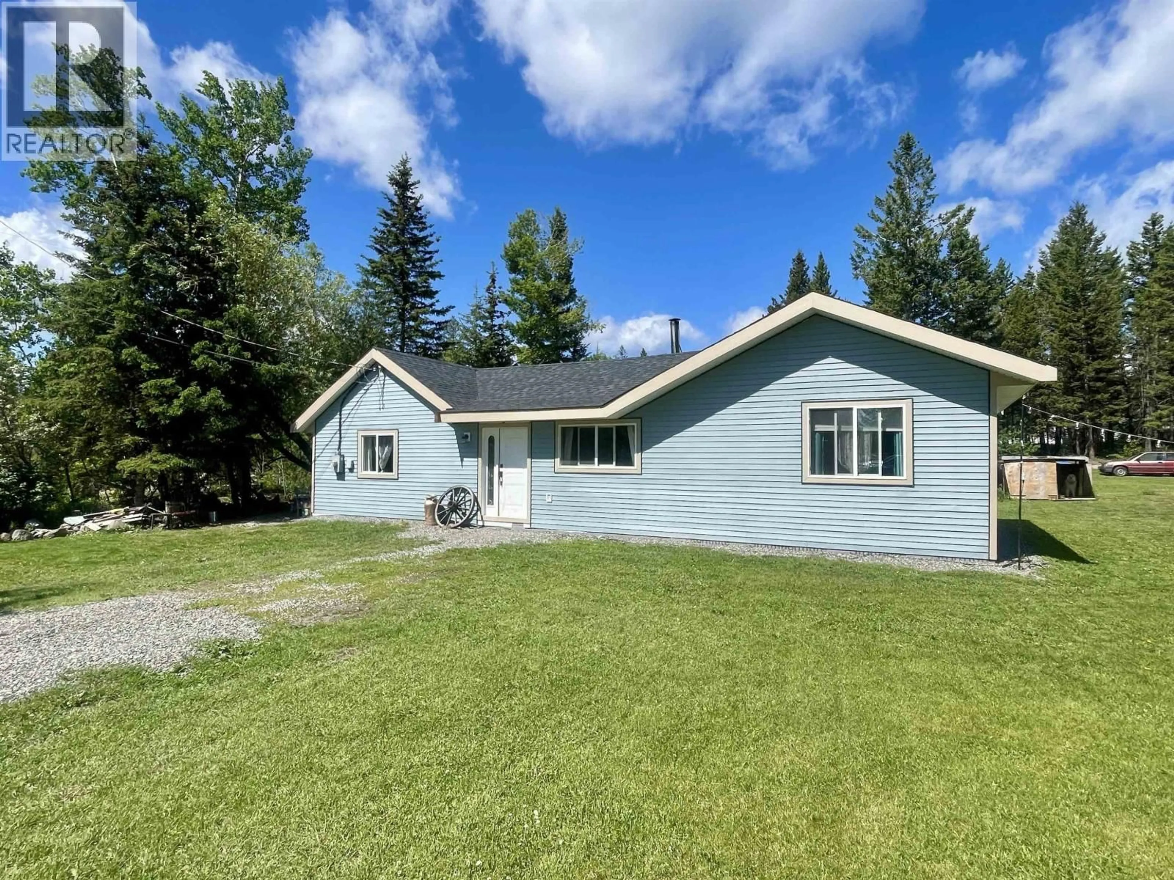 A pic from outside/outdoor area/front of a property/back of a property/a pic from drone, unknown for 6572 WUTKE ROAD, 100 Mile House British Columbia V0K2E2