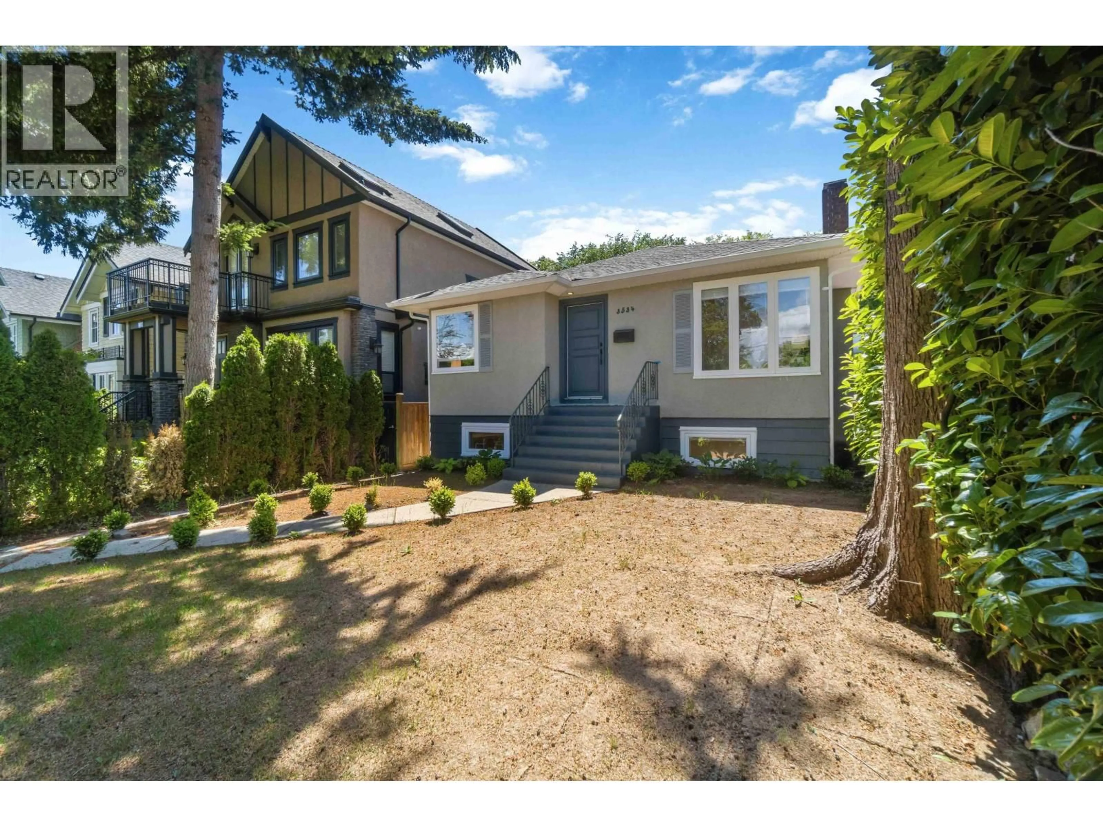 Home with vinyl exterior material, street for 3534 17TH AVENUE, Vancouver British Columbia V6S1A1