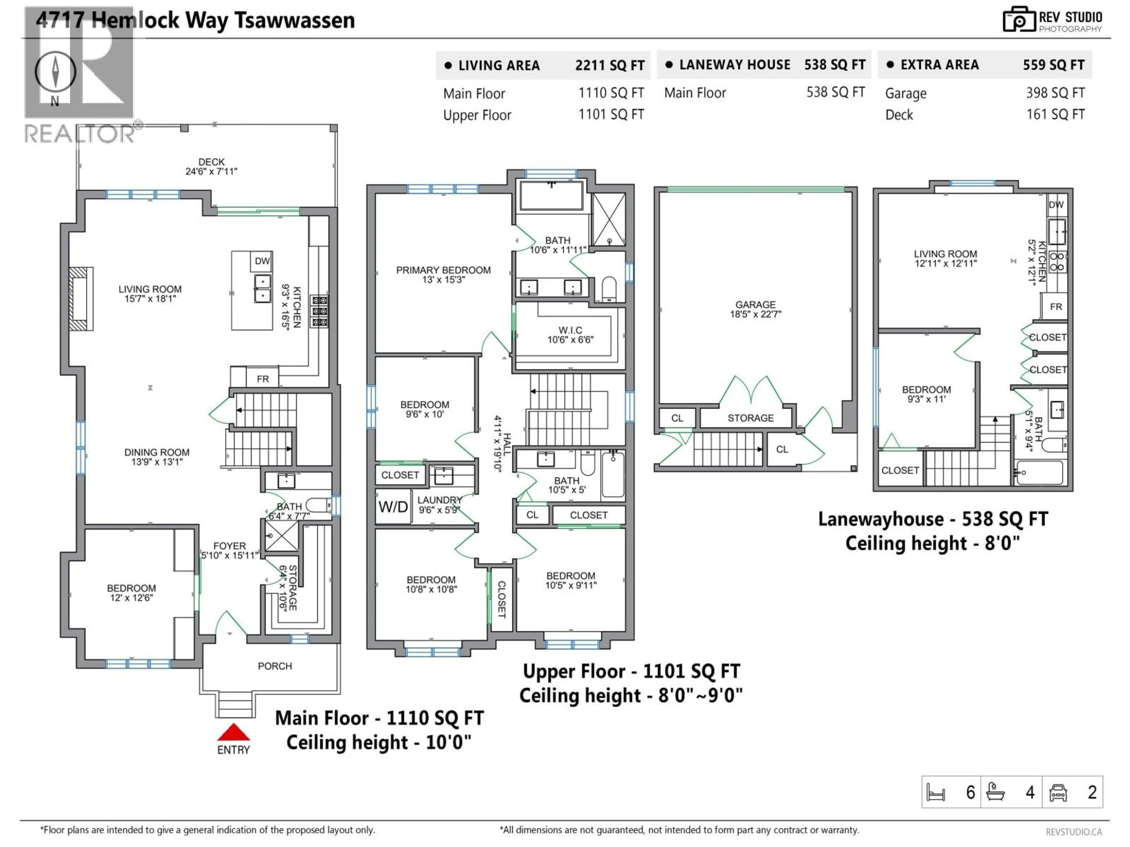 Floor plan for 4717 HEMLOCK WAY, Tsawwassen British Columbia V4M4G2