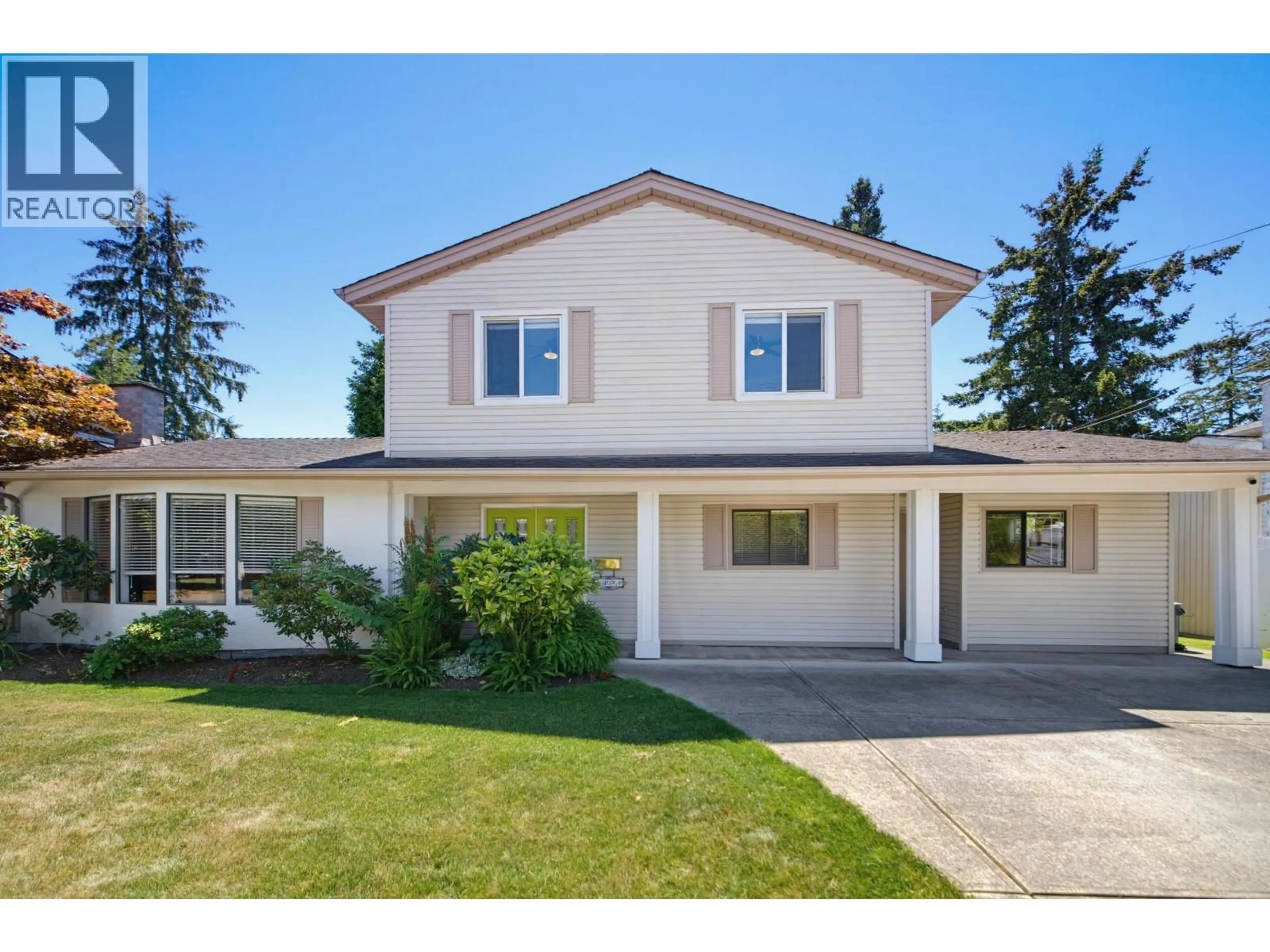 Home with vinyl exterior material, street for 5494 50 AVENUE, Delta British Columbia V4K2A2