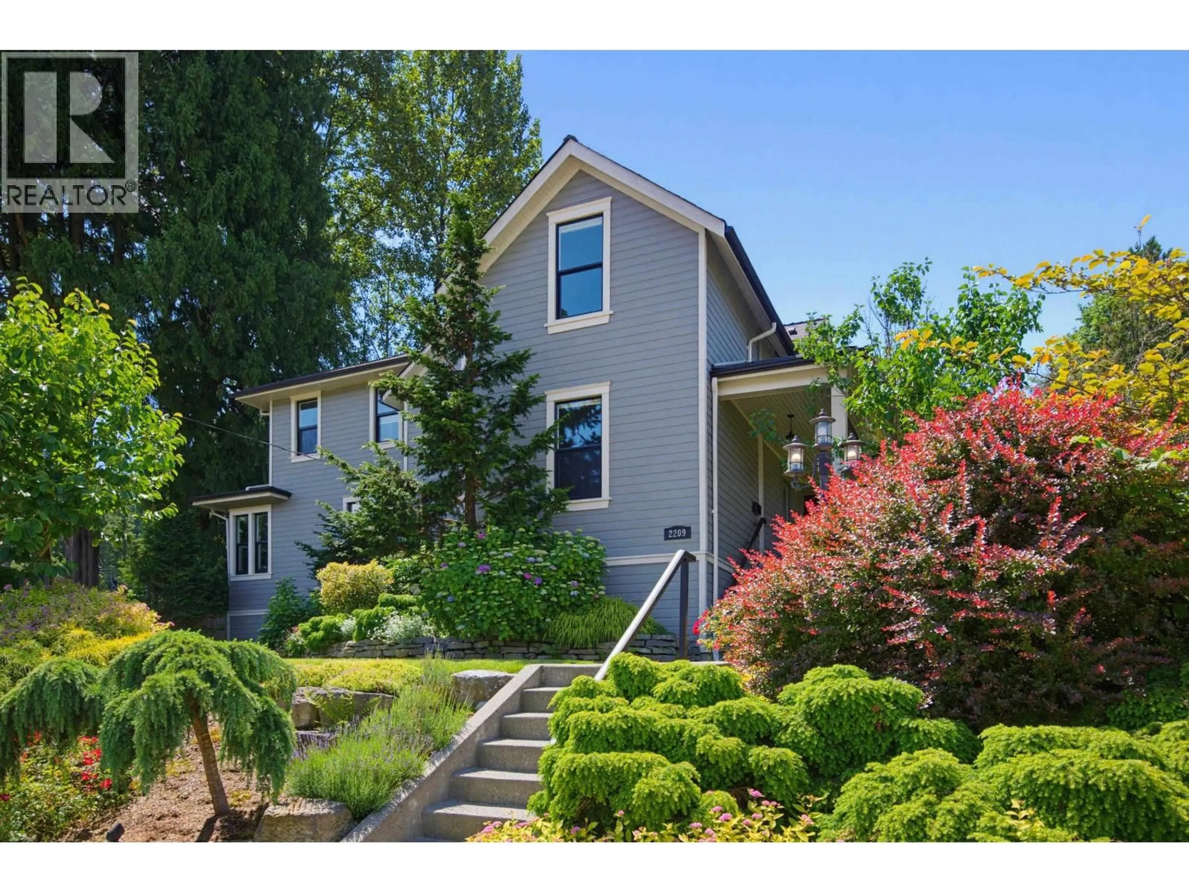 Home with vinyl exterior material, street for 2209 ST. GEORGE STREET, Port Moody British Columbia V3H2G1