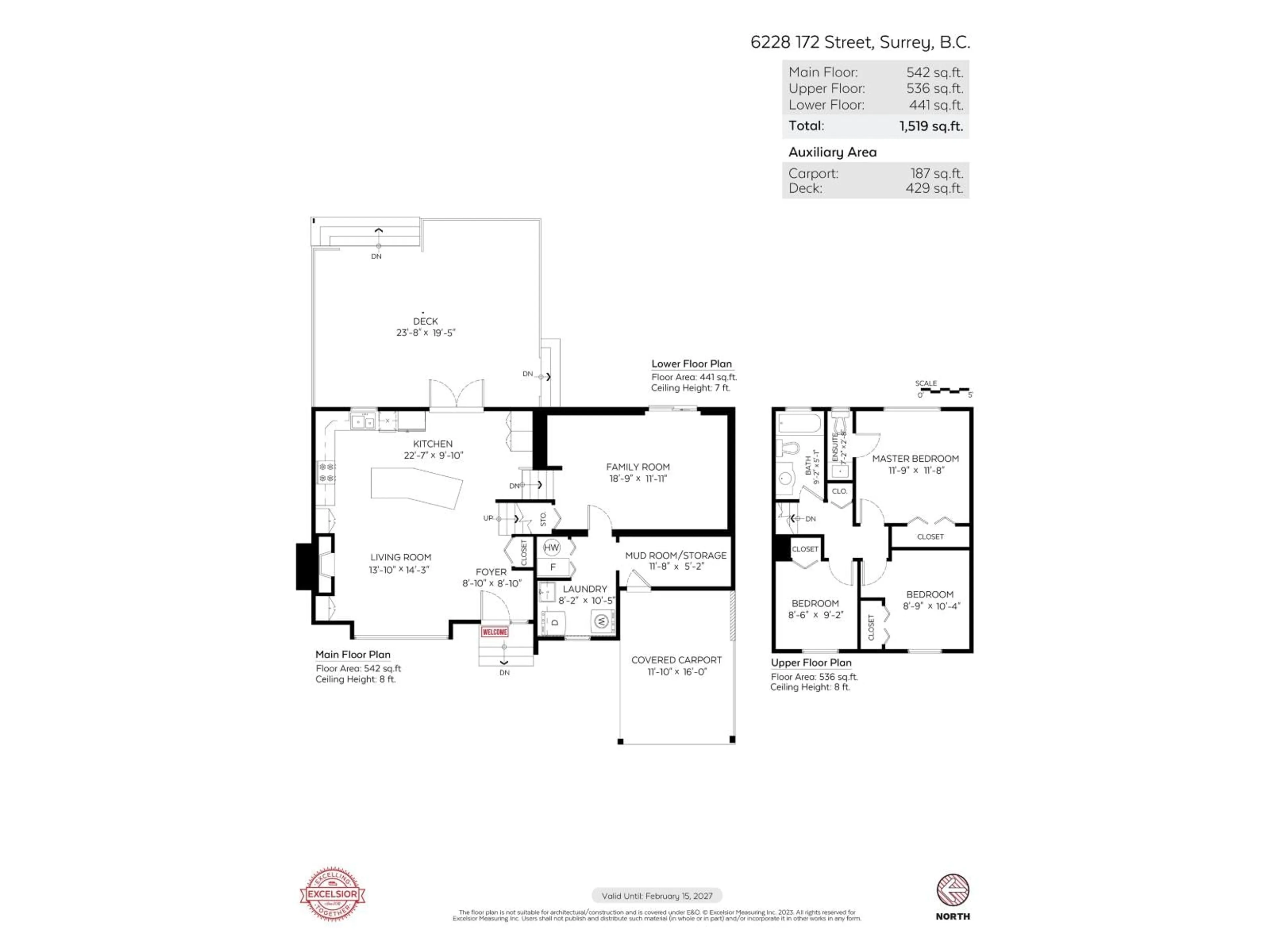 Floor plan for 6228 172 STREET, Surrey British Columbia V3S5W2