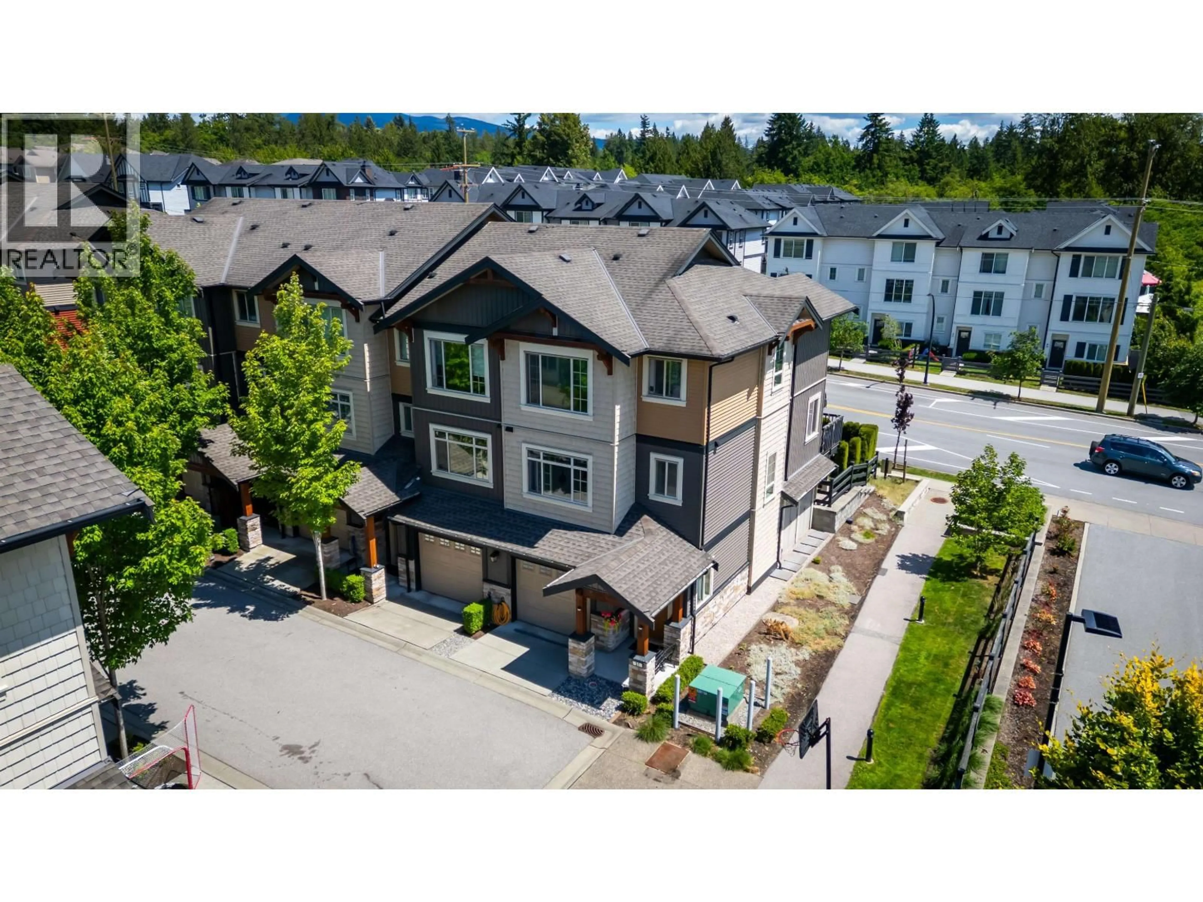 A pic from outside/outdoor area/front of a property/back of a property/a pic from drone, mountain view for 27 - 11305 240 STREET, Maple Ridge British Columbia V2W0J1