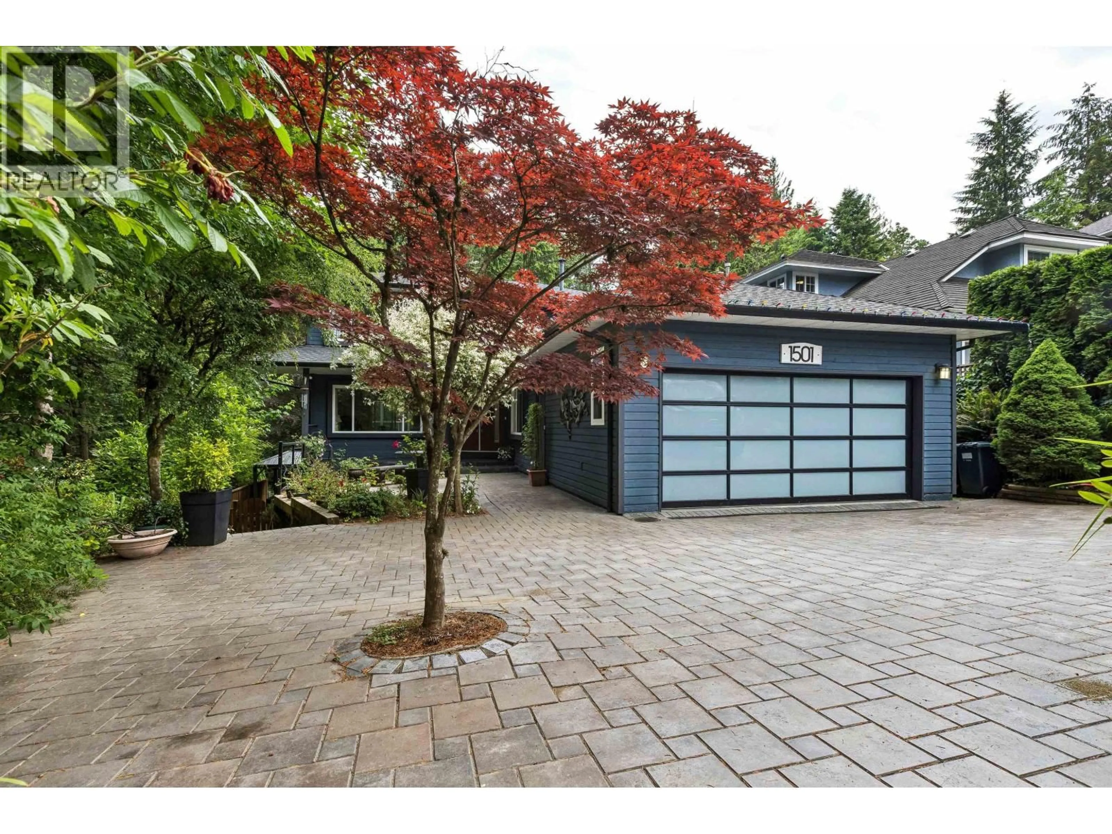 Home with brick exterior material, street for 1501 OSTLER COURT, North Vancouver British Columbia V7G2P1