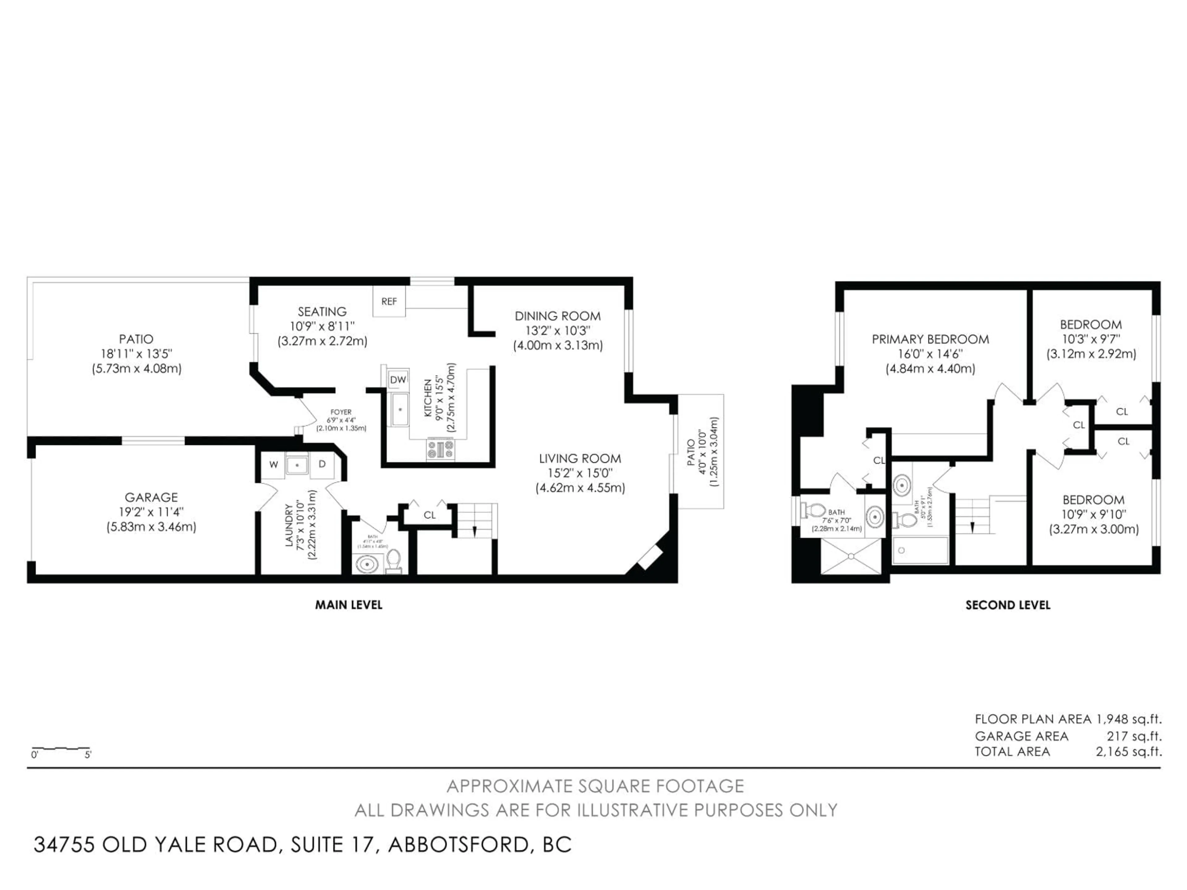 Floor plan for 17 - 34755 OLD YALE ROAD, Abbotsford British Columbia V2S7S5
