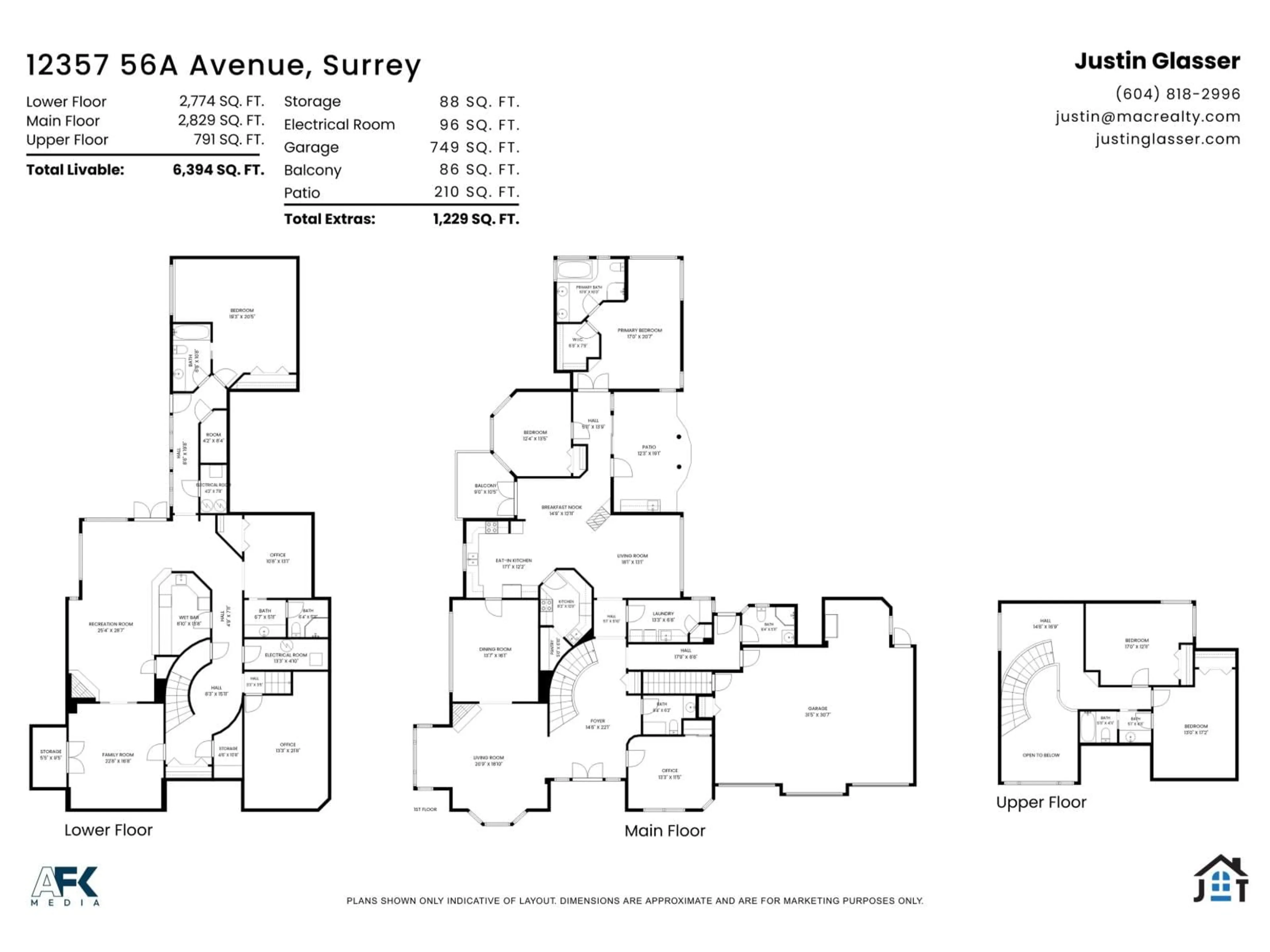 Floor plan for 12357 56A AVENUE, Surrey British Columbia V3X3H7