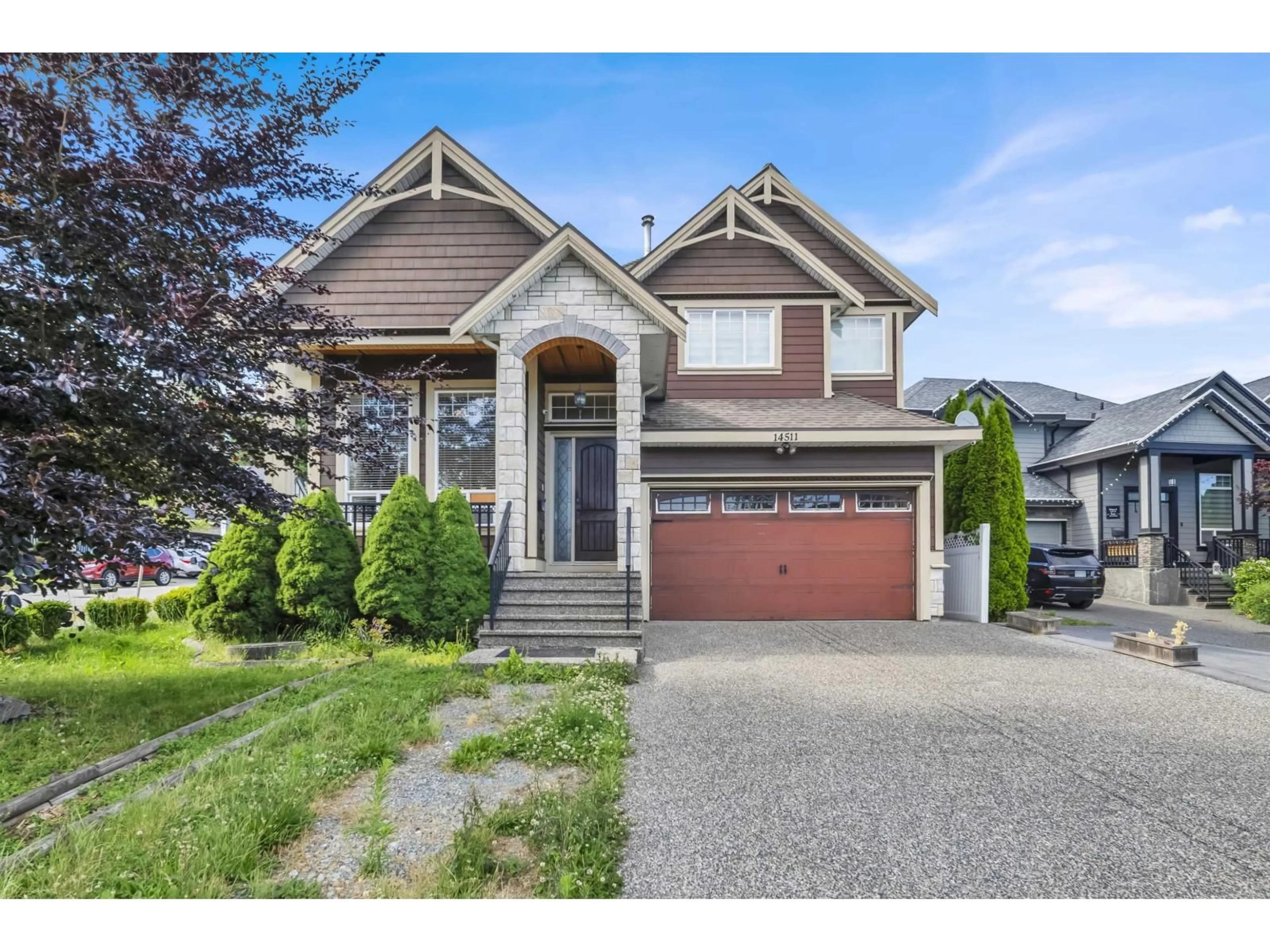 Home with vinyl exterior material, street for 14511 81 AVENUE, Surrey British Columbia V3S2T9