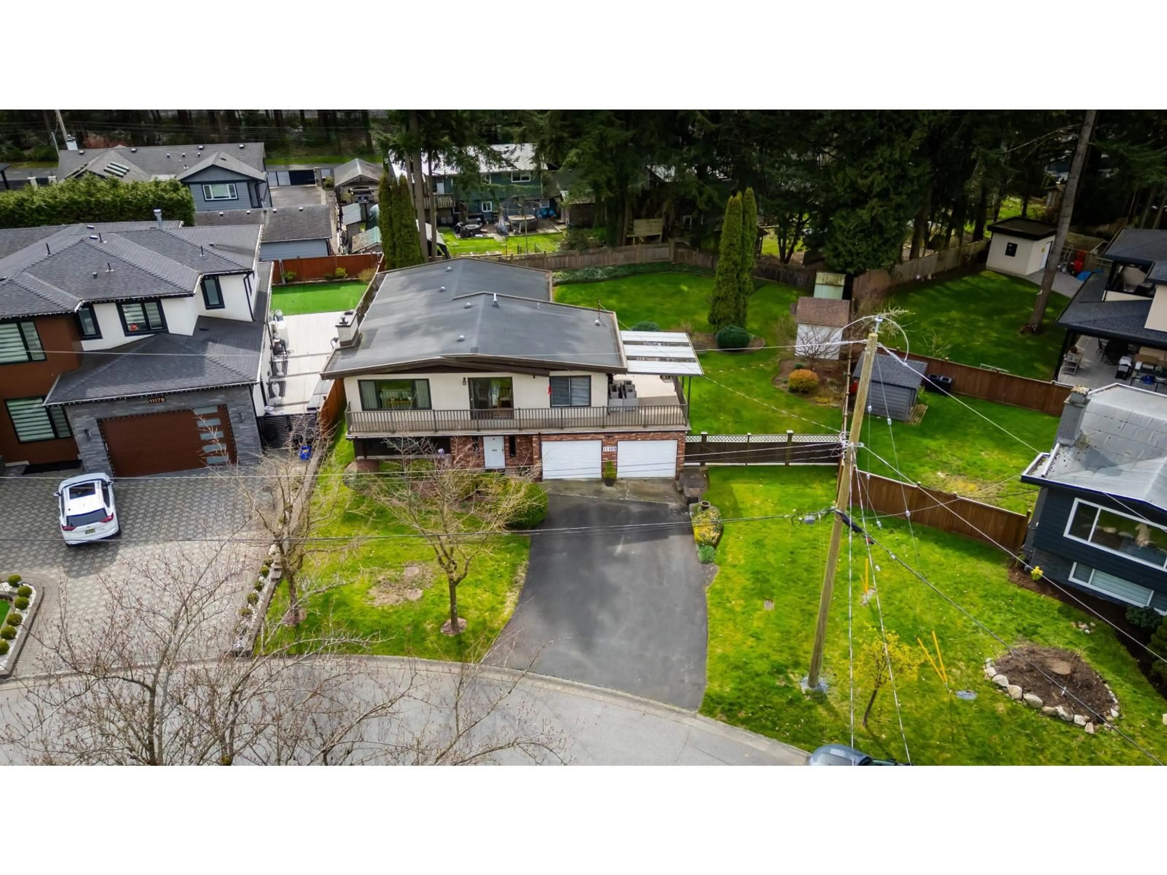 A pic from outside/outdoor area/front of a property/back of a property/a pic from drone, street for 11169 MASON PLACE, Delta British Columbia V4E1G1