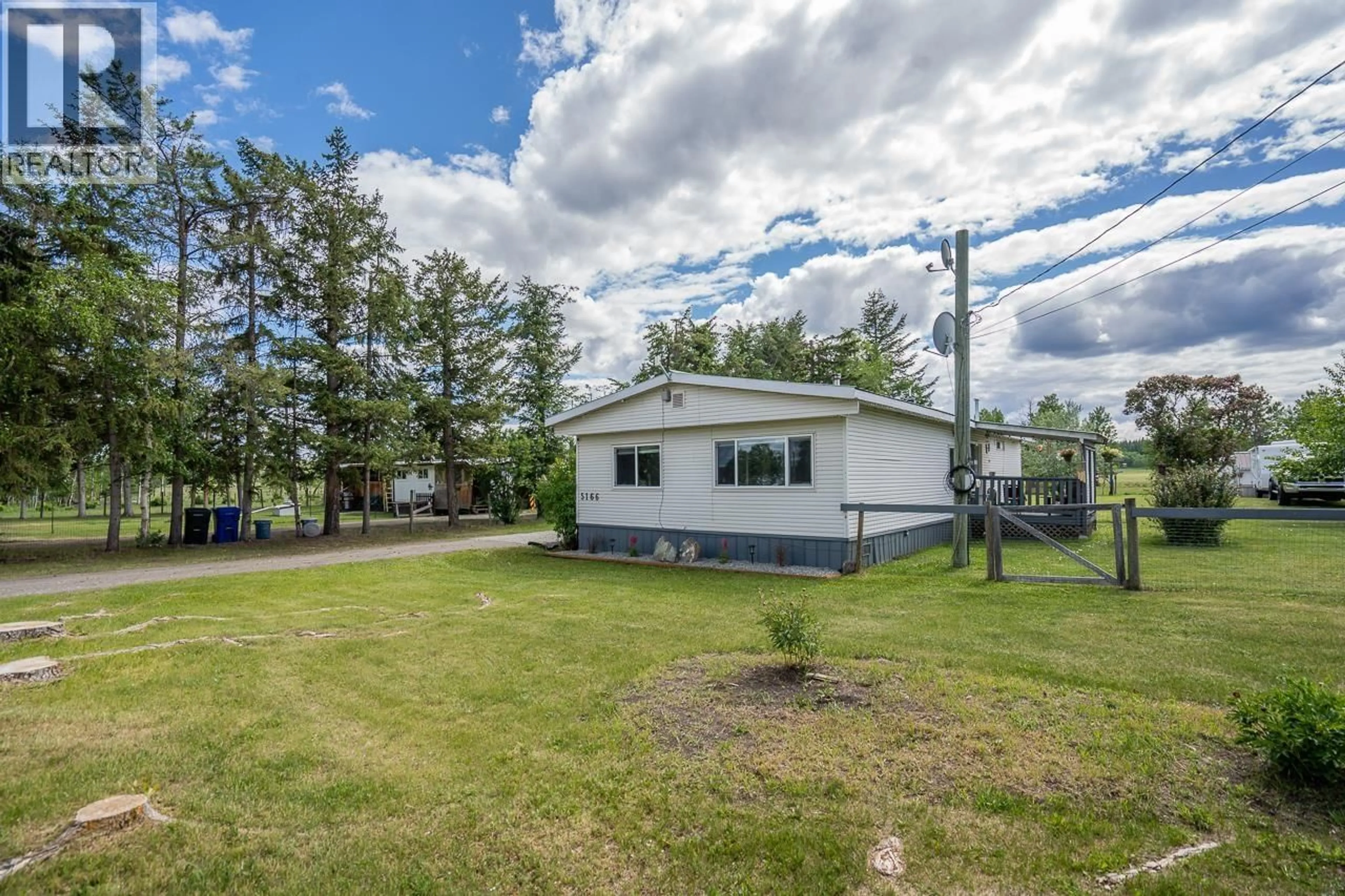 A pic from outside/outdoor area/front of a property/back of a property/a pic from drone, unknown for 5166 WATSON LAKE ROAD, 100 Mile House British Columbia V0K2E1