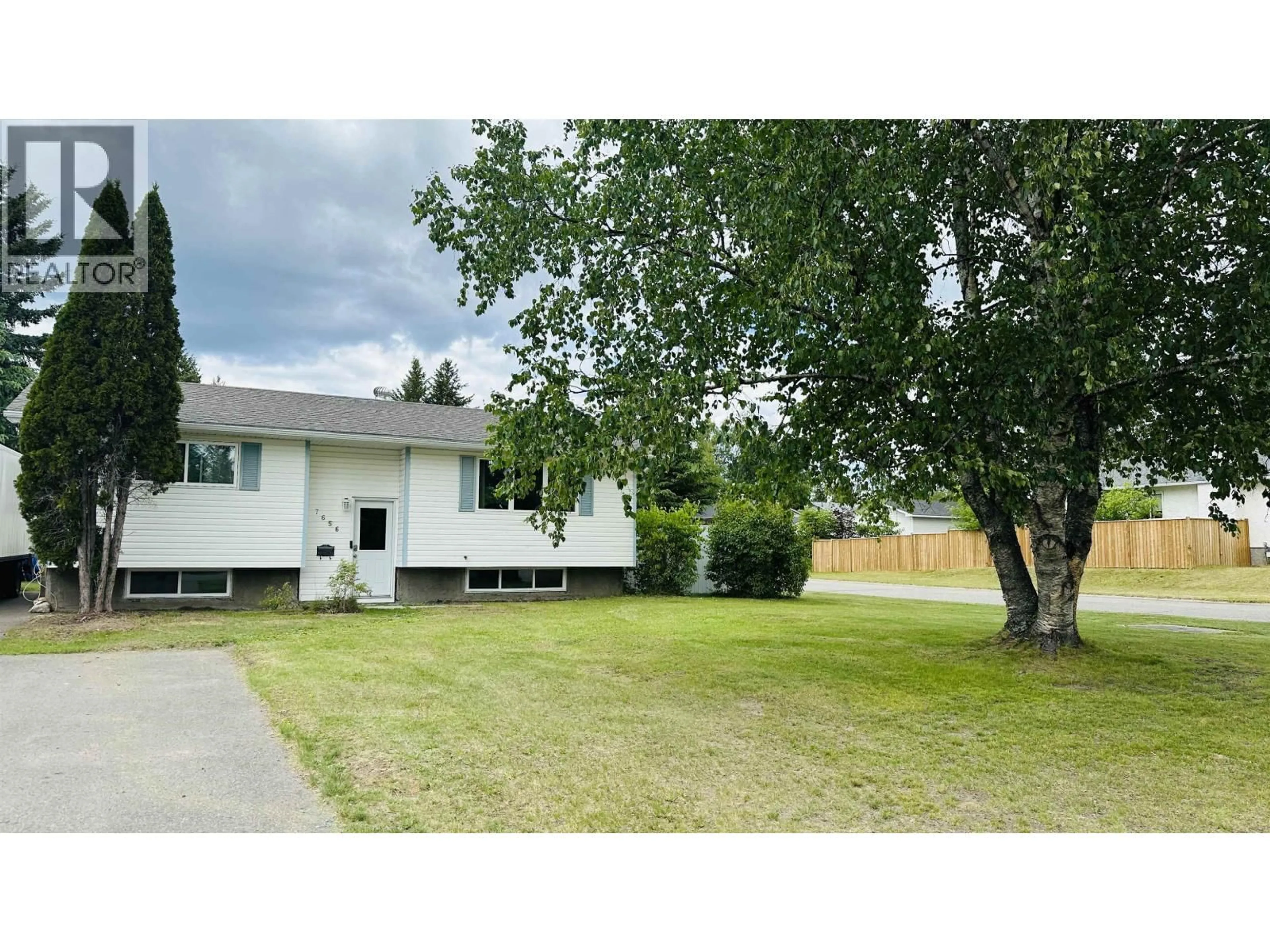 A pic from outside/outdoor area/front of a property/back of a property/a pic from drone, street for 7656 LEMOYNE PLACE, Prince George British Columbia V2N3A7