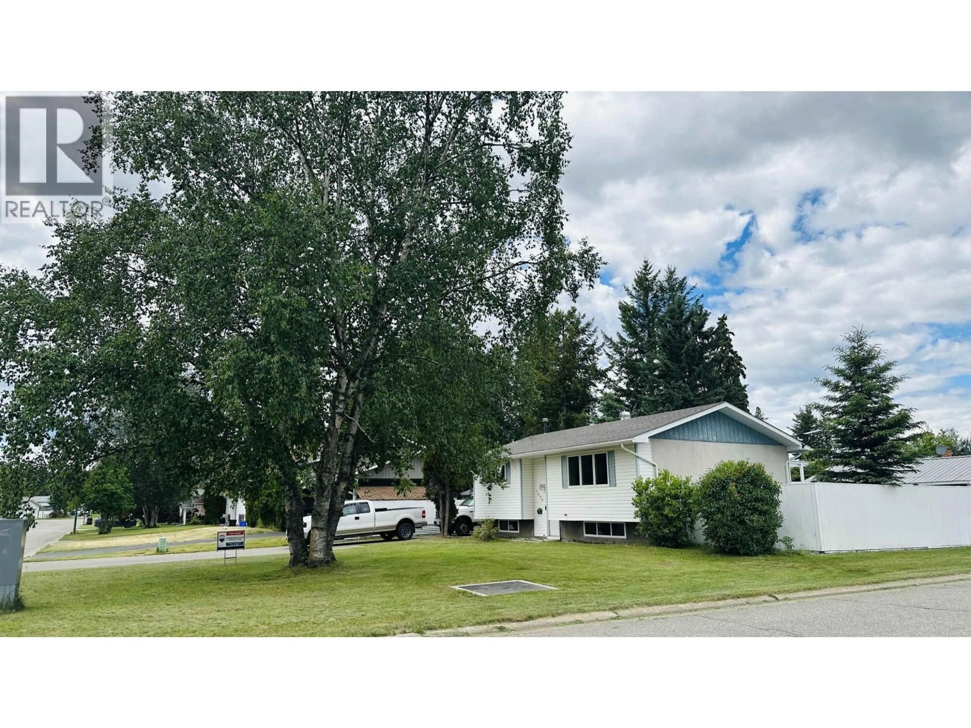 A pic from outside/outdoor area/front of a property/back of a property/a pic from drone, street for 7656 LEMOYNE PLACE, Prince George British Columbia V2N3A7