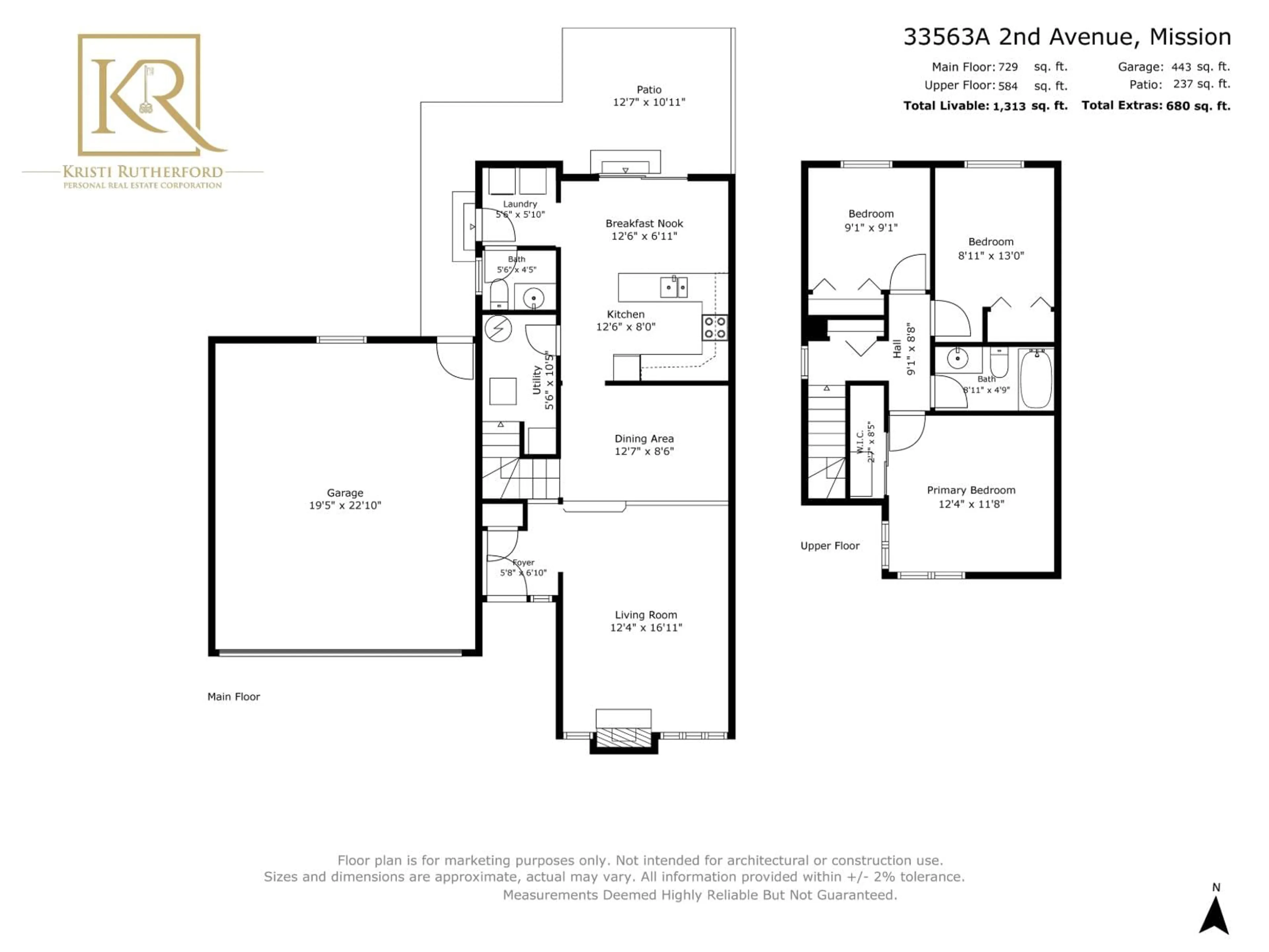 Floor plan for 33563A 2ND AVENUE, Mission British Columbia V2V6J3