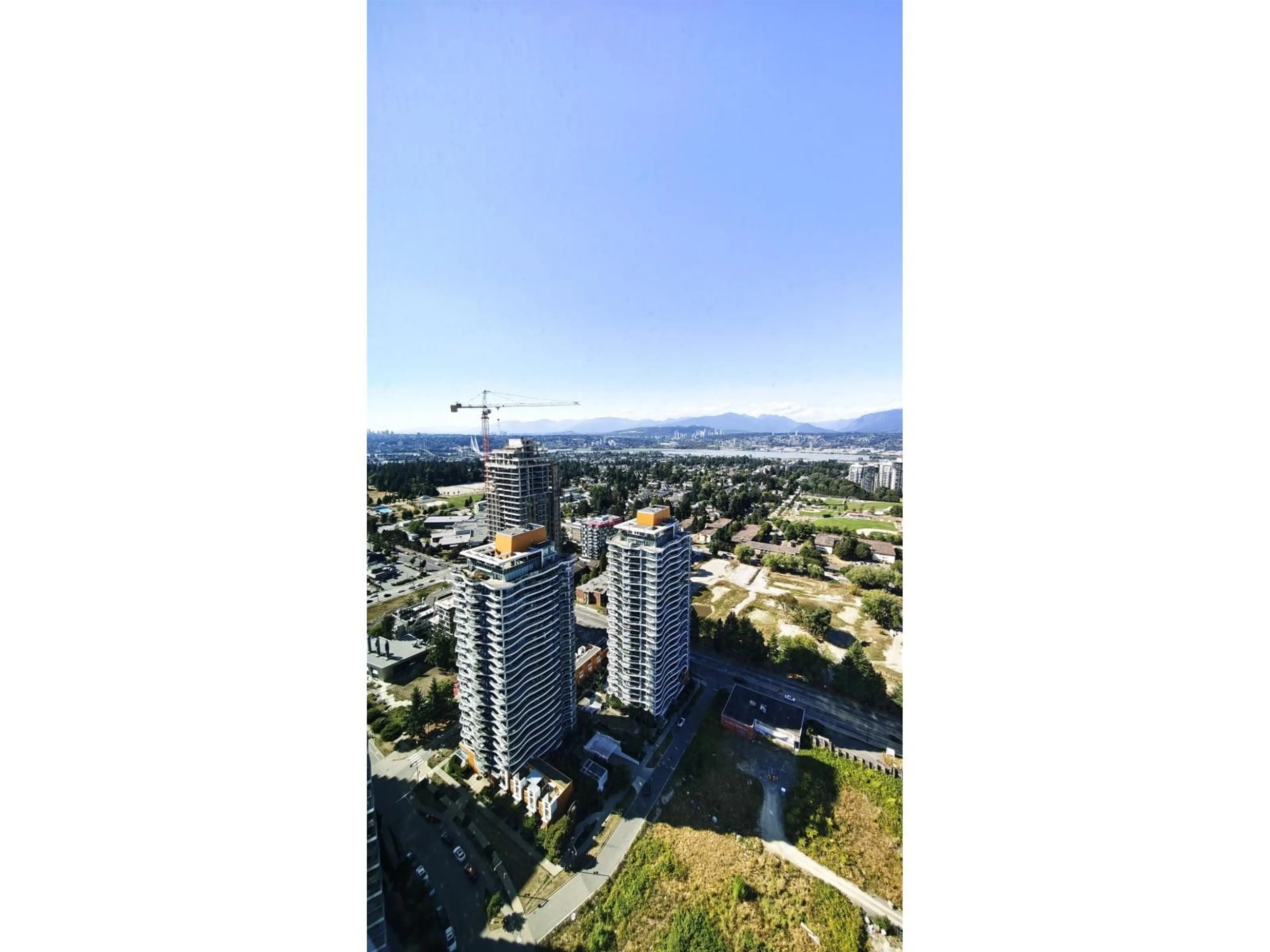 A pic from outside/outdoor area/front of a property/back of a property/a pic from drone, city buildings view from balcony for 4101 - 13350 CENTRAL AVENUE, Surrey British Columbia V3T0S1