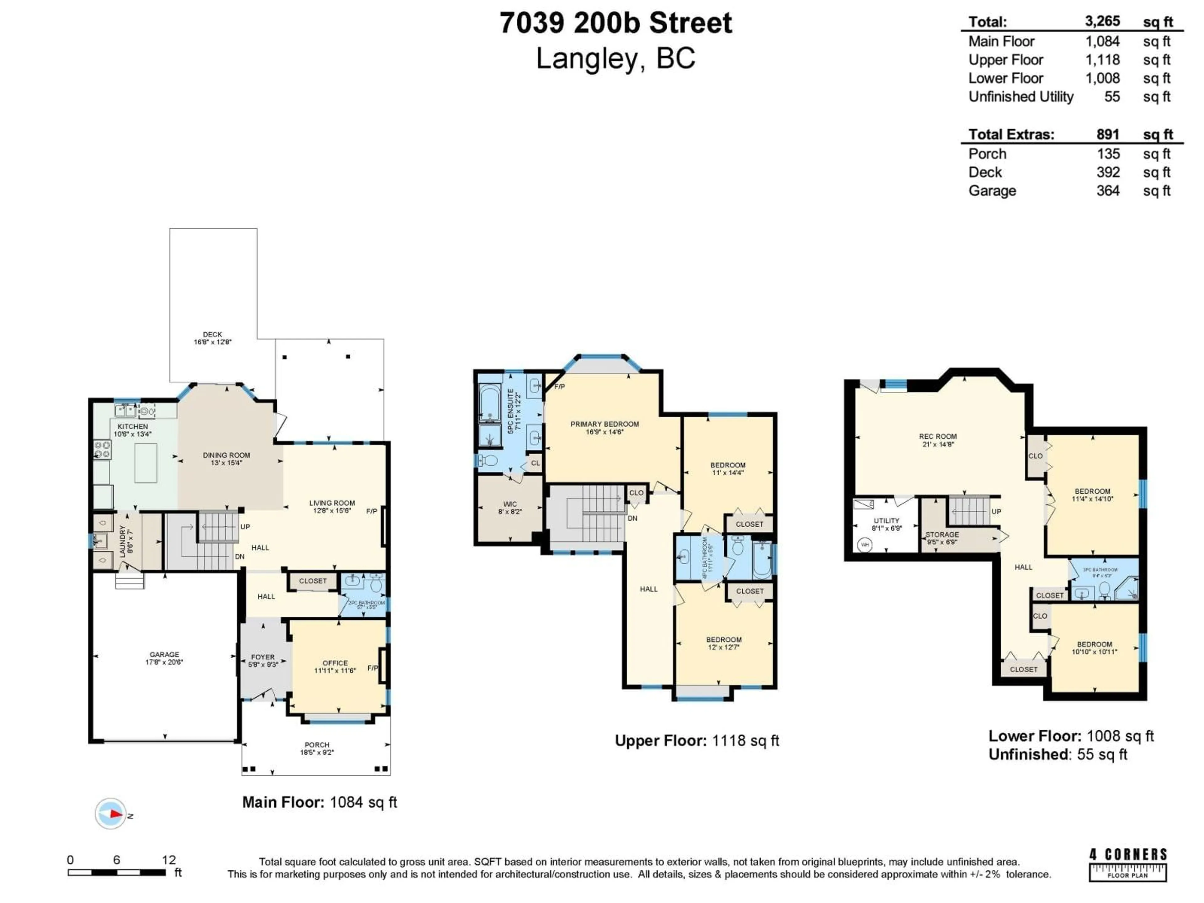Floor plan for 7039 200B STREET, Langley British Columbia V2Y2Z3