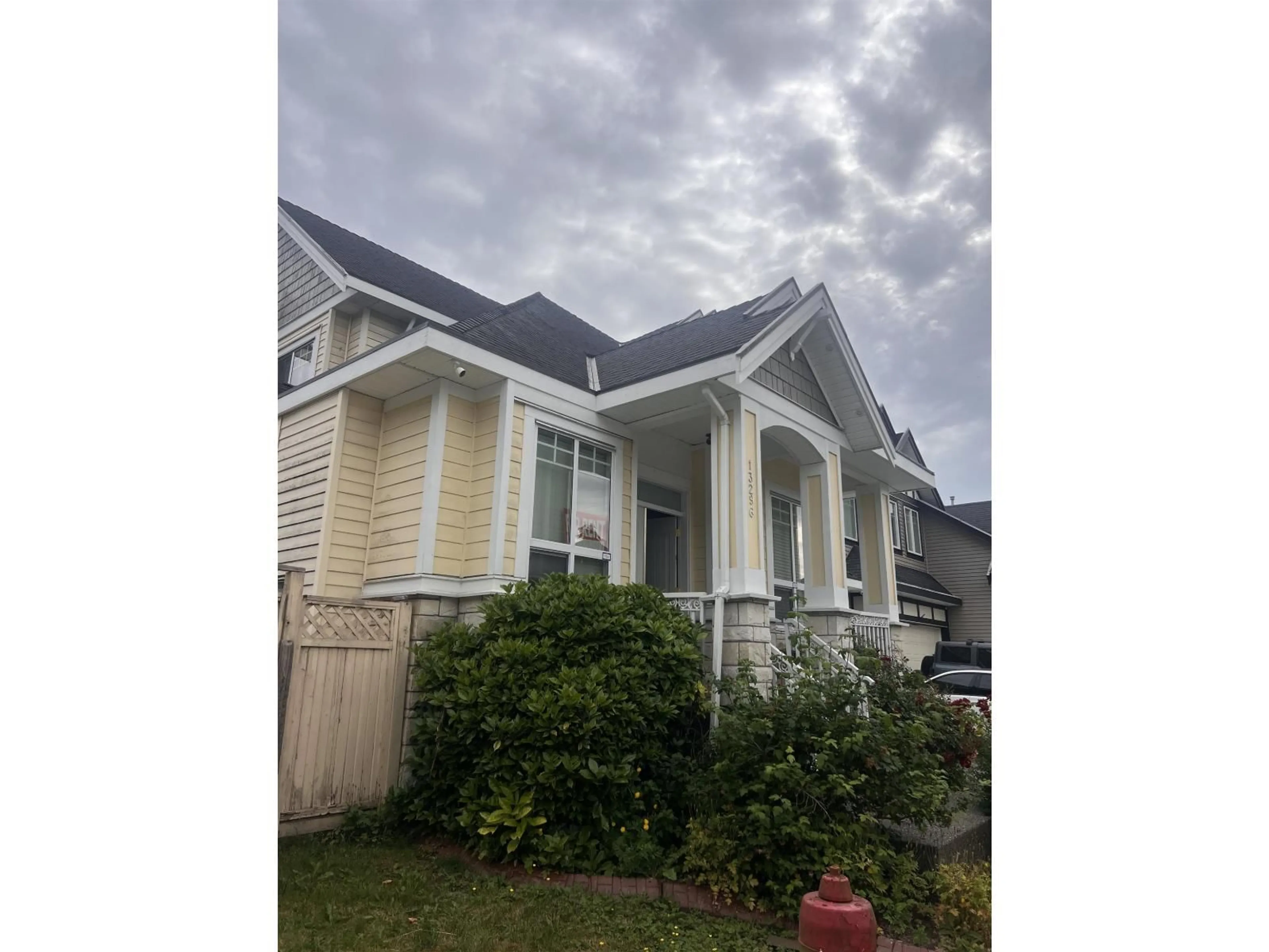 Home with vinyl exterior material, street for 13296 62A AVENUE, Surrey British Columbia V3X0A9
