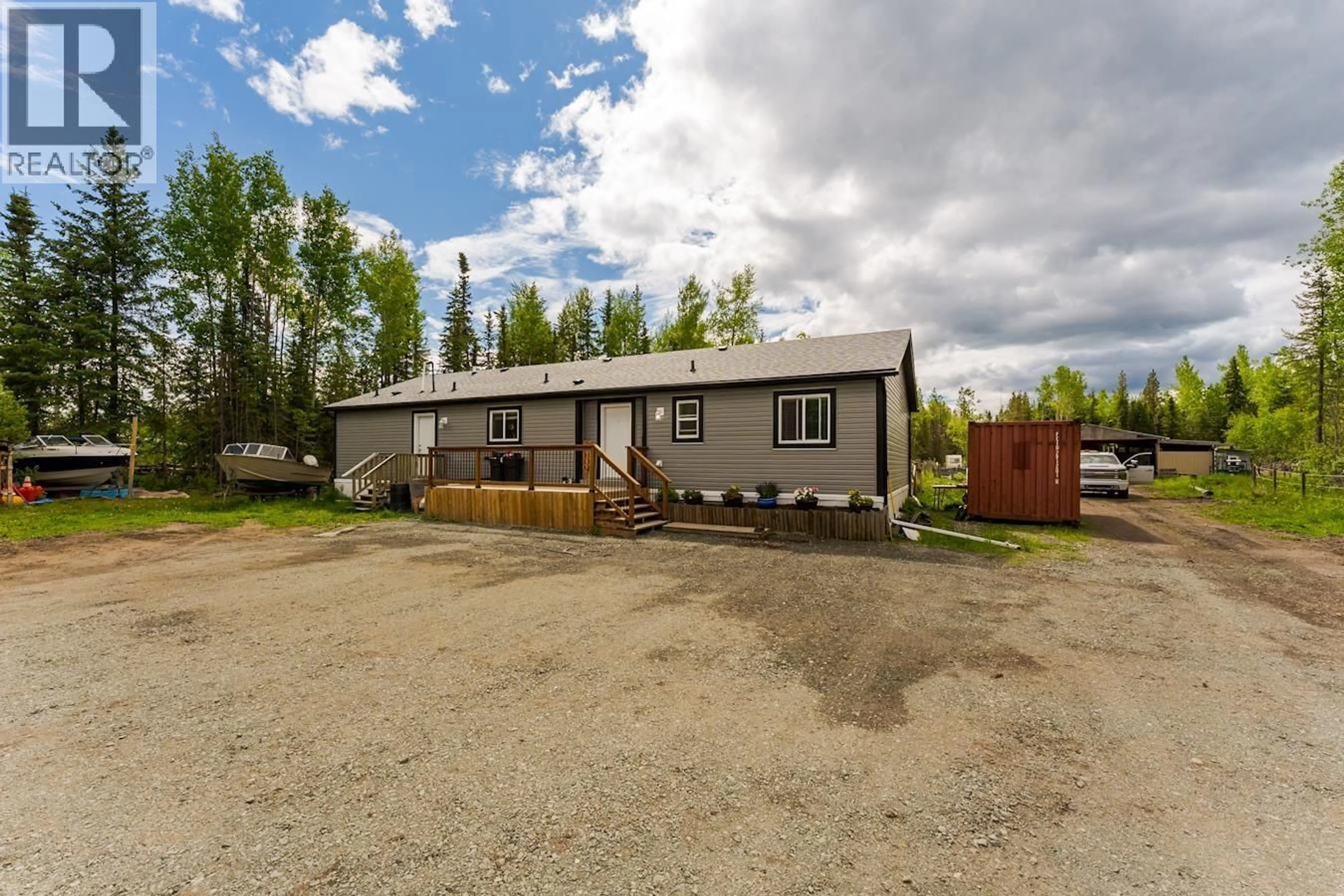 A pic from outside/outdoor area/front of a property/back of a property/a pic from drone, street for 7825 LARSON ROAD, Prince George British Columbia V2N6S1