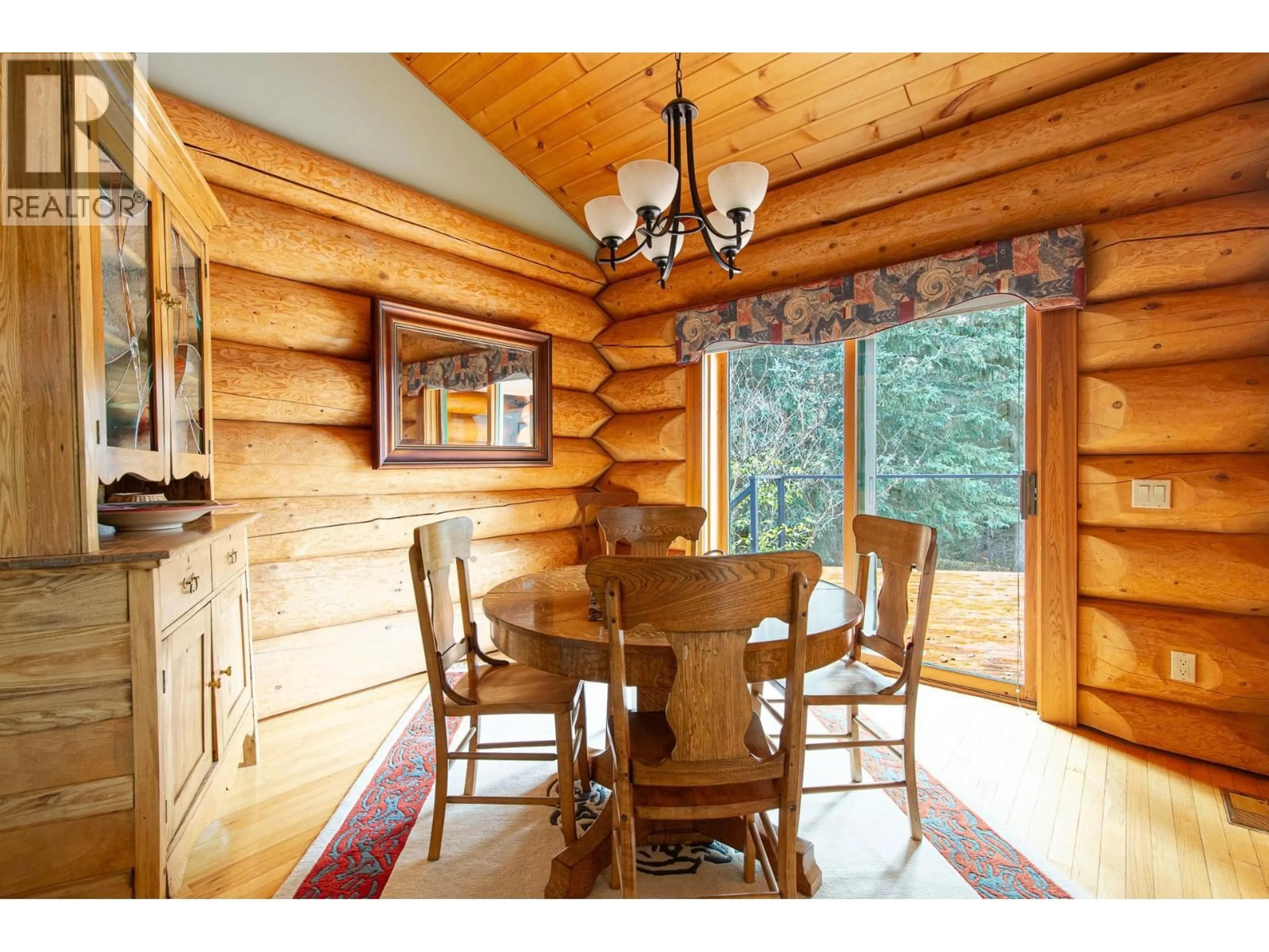 Dining room, wood/laminate floor for 3535 CROOKED CREEK ROAD, Valemount British Columbia V0E2Z0