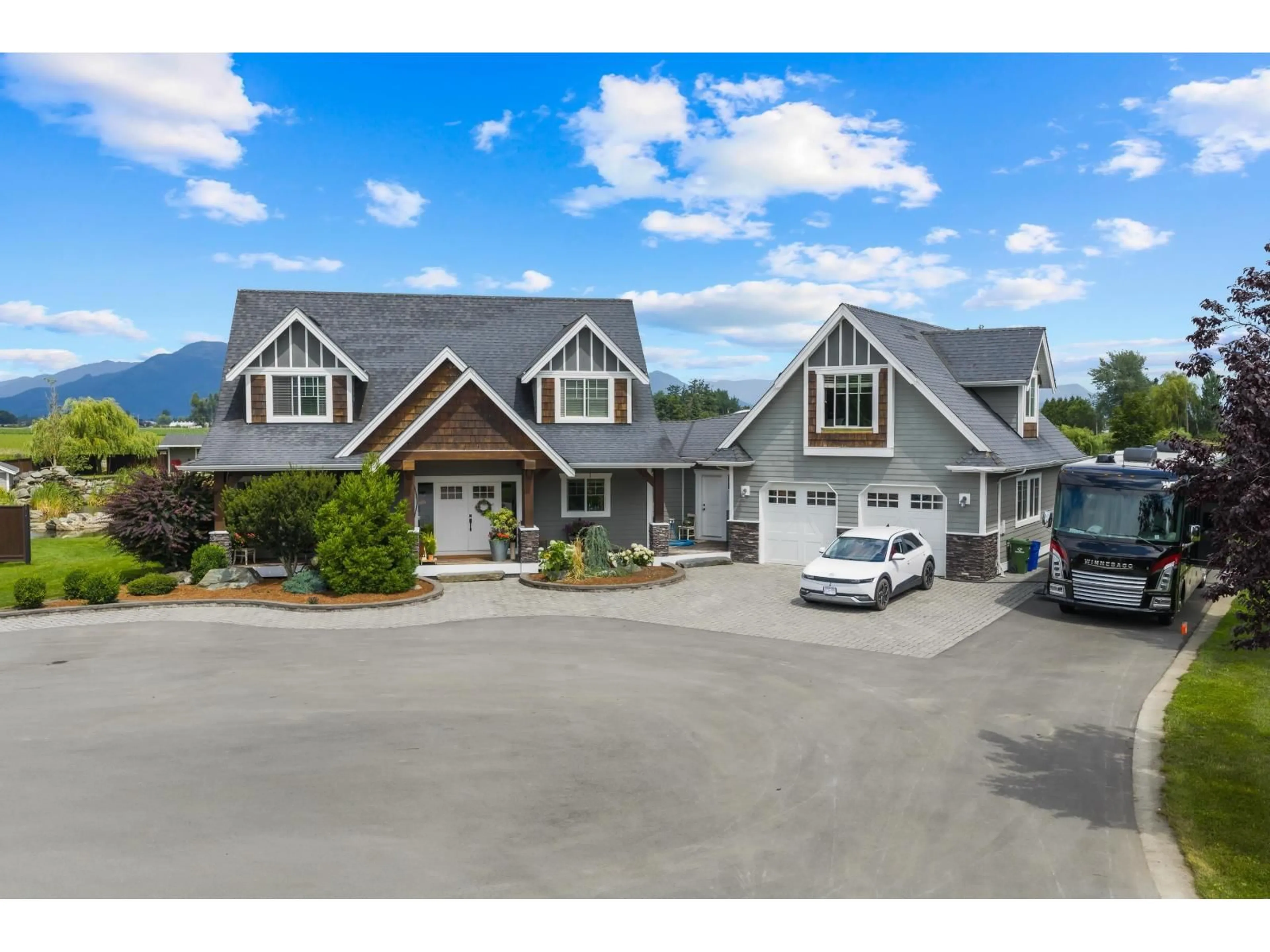 A pic from outside/outdoor area/front of a property/back of a property/a pic from drone, street for 49517 PRAIRIE CENTRAL ROAD, Chilliwack British Columbia V2P6H3