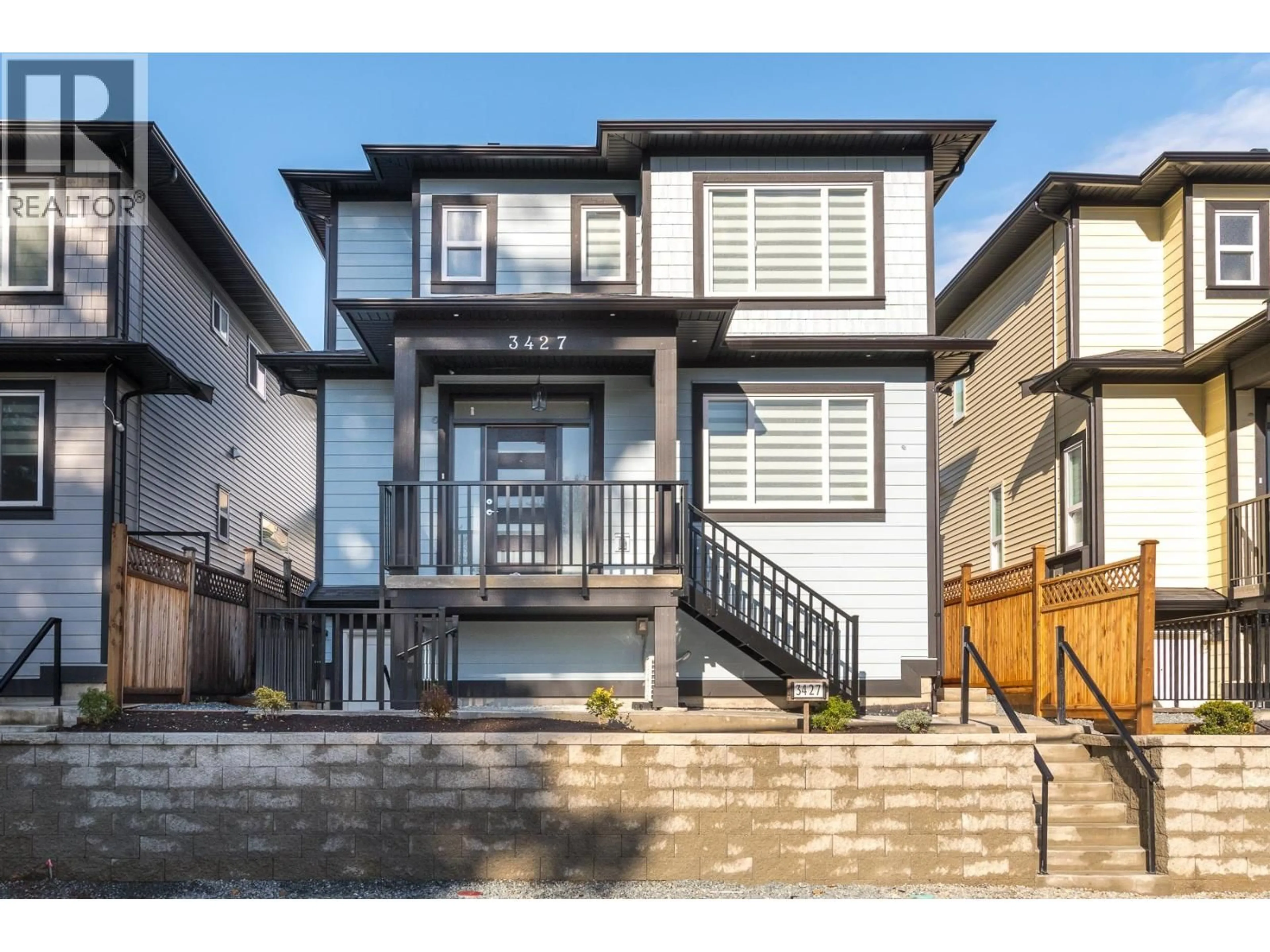 Home with vinyl exterior material, street for 3427 VICTORIA DRIVE, Coquitlam British Columbia V3B2V5