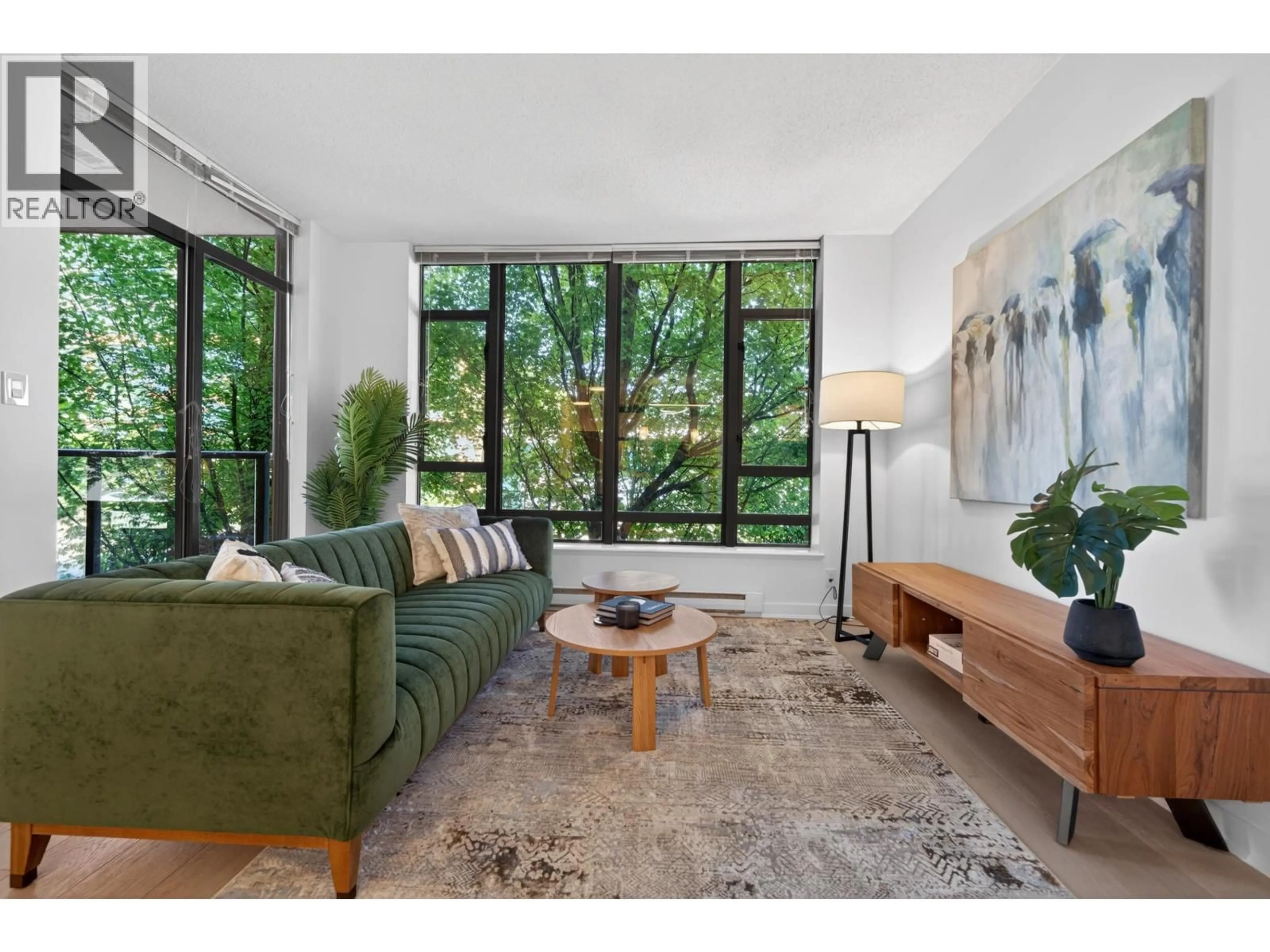 Living room with furniture, unknown for 202 - 7362 ELMBRIDGE WAY, Richmond British Columbia V6X0A6
