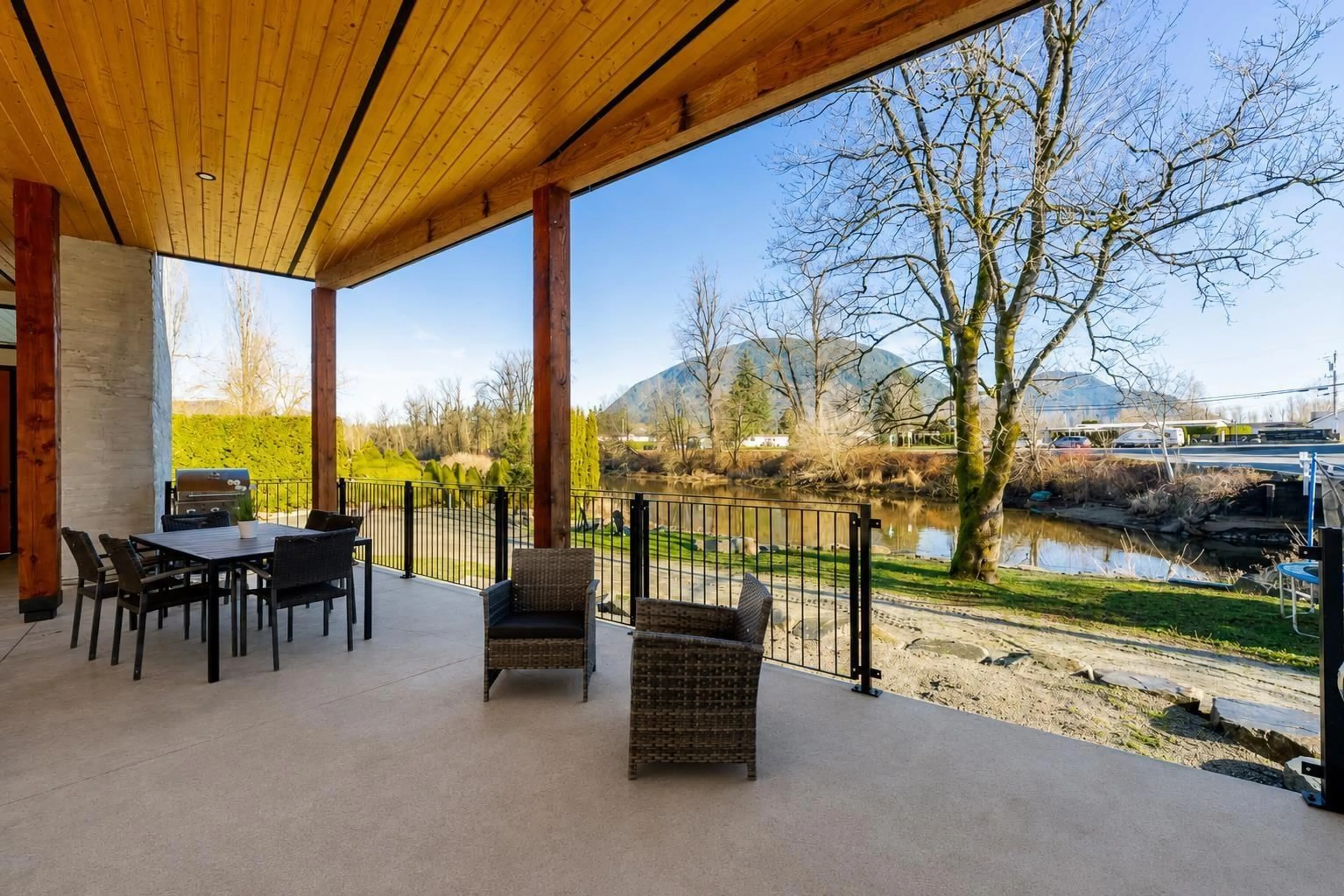 Patio, water/lake/river/ocean view for 35727 SHOOK ROAD, Mission British Columbia V2V7L7