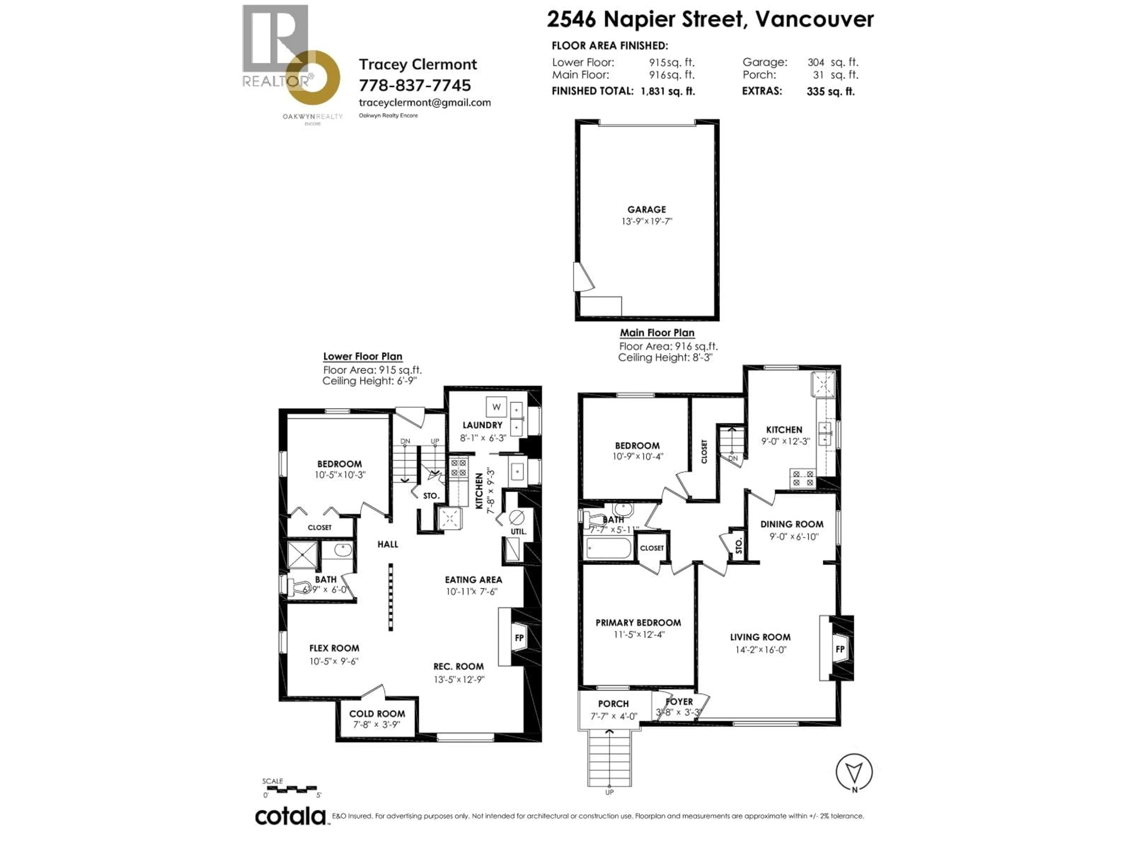 Floor plan for 2546 NAPIER STREET, Vancouver British Columbia V5K2W5