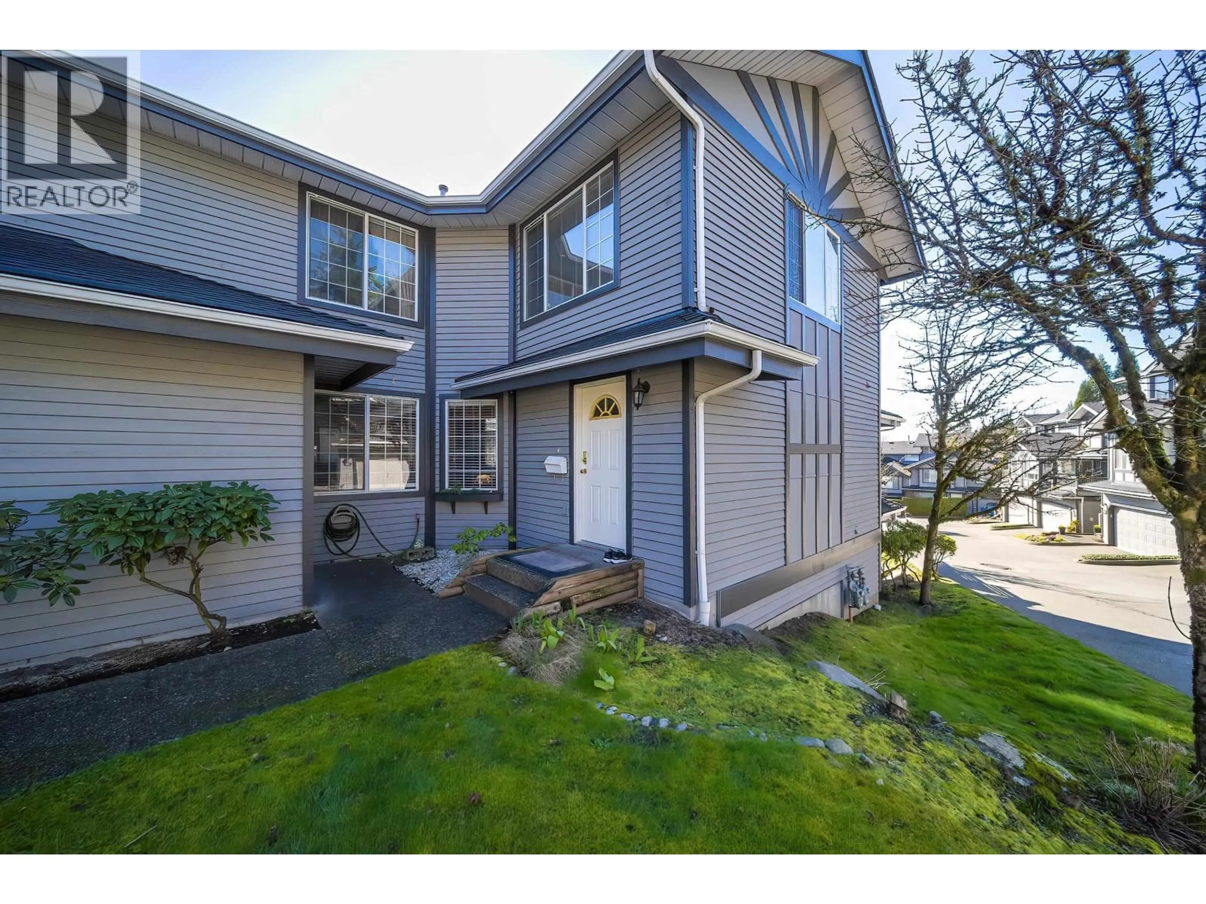 A pic from outside/outdoor area/front of a property/back of a property/a pic from drone, street for 120 - 1685 PINETREE WAY, Coquitlam British Columbia V3E3A1