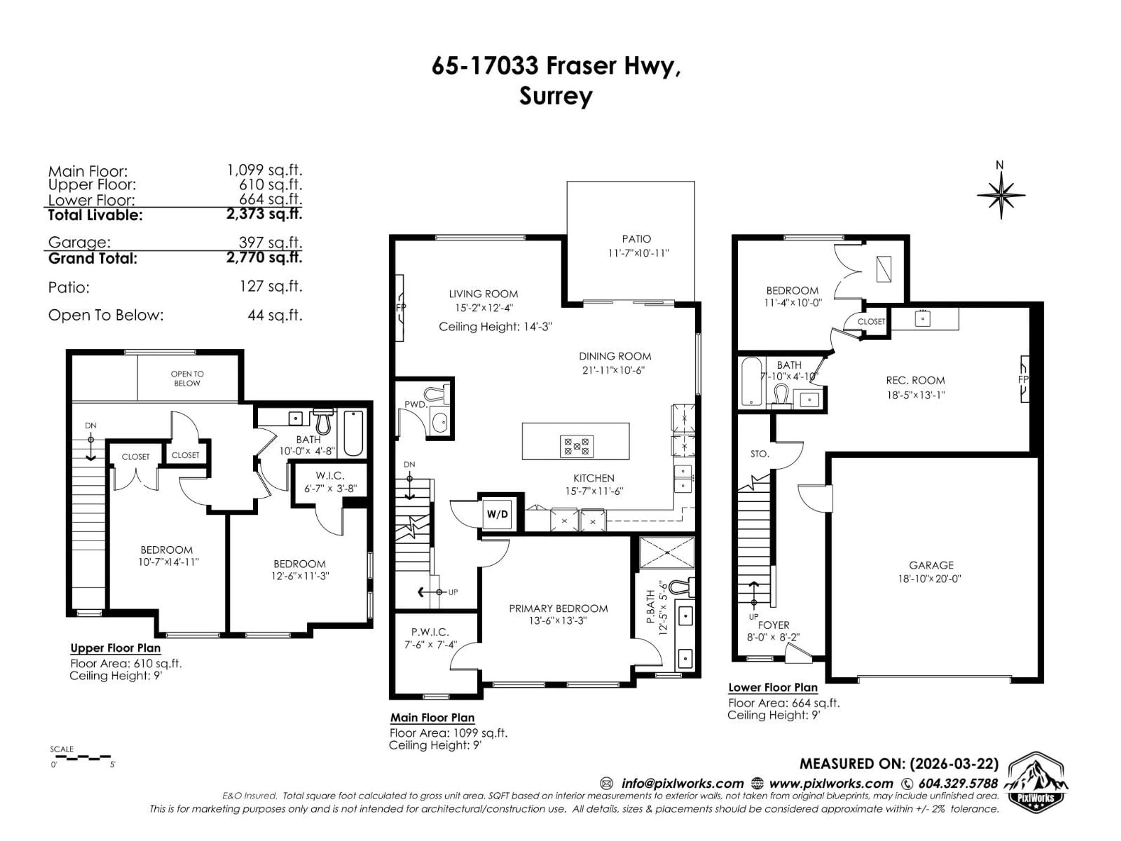 Floor plan for 65 - 17033 FRASER HIGHWAY, Surrey British Columbia V4N6V2