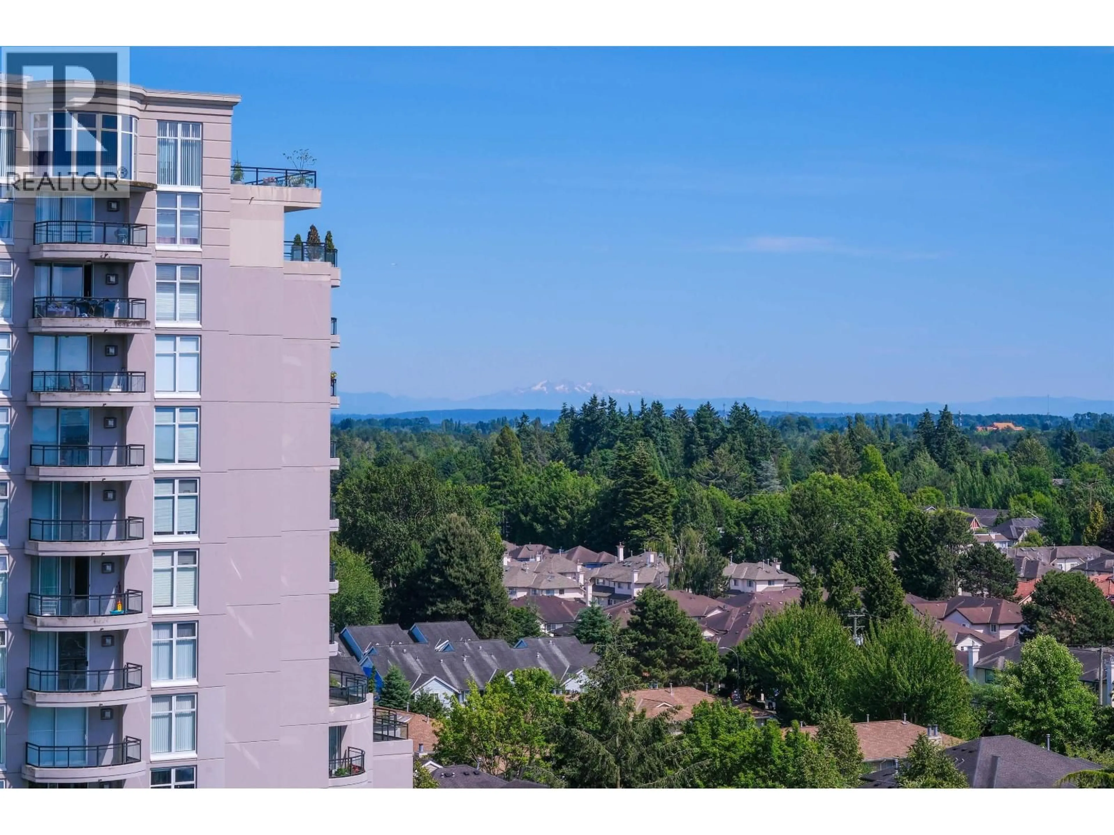 A pic from outside/outdoor area/front of a property/back of a property/a pic from drone, city buildings view from balcony for 1610 - 8288 GRANVILLE AVENUE, Richmond British Columbia V6Y0H6