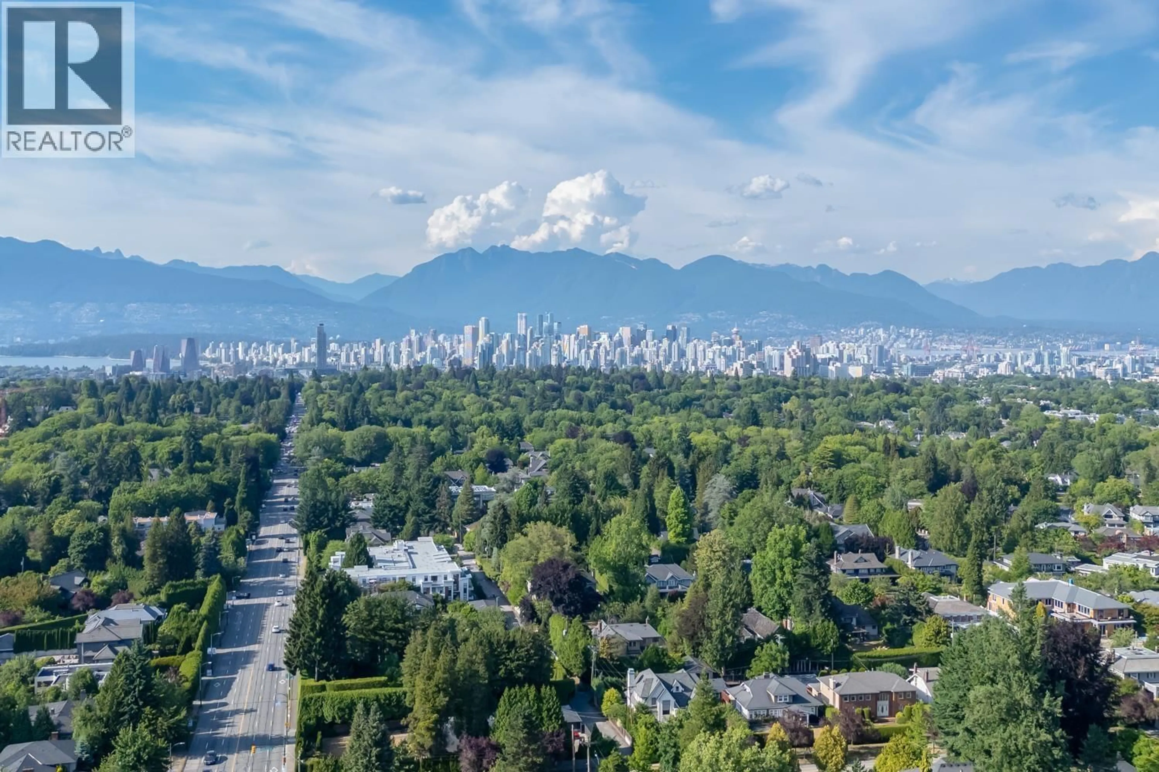A pic from outside/outdoor area/front of a property/back of a property/a pic from drone, mountain view for 5088 GRANVILLE STREET, Vancouver British Columbia V6M3B4