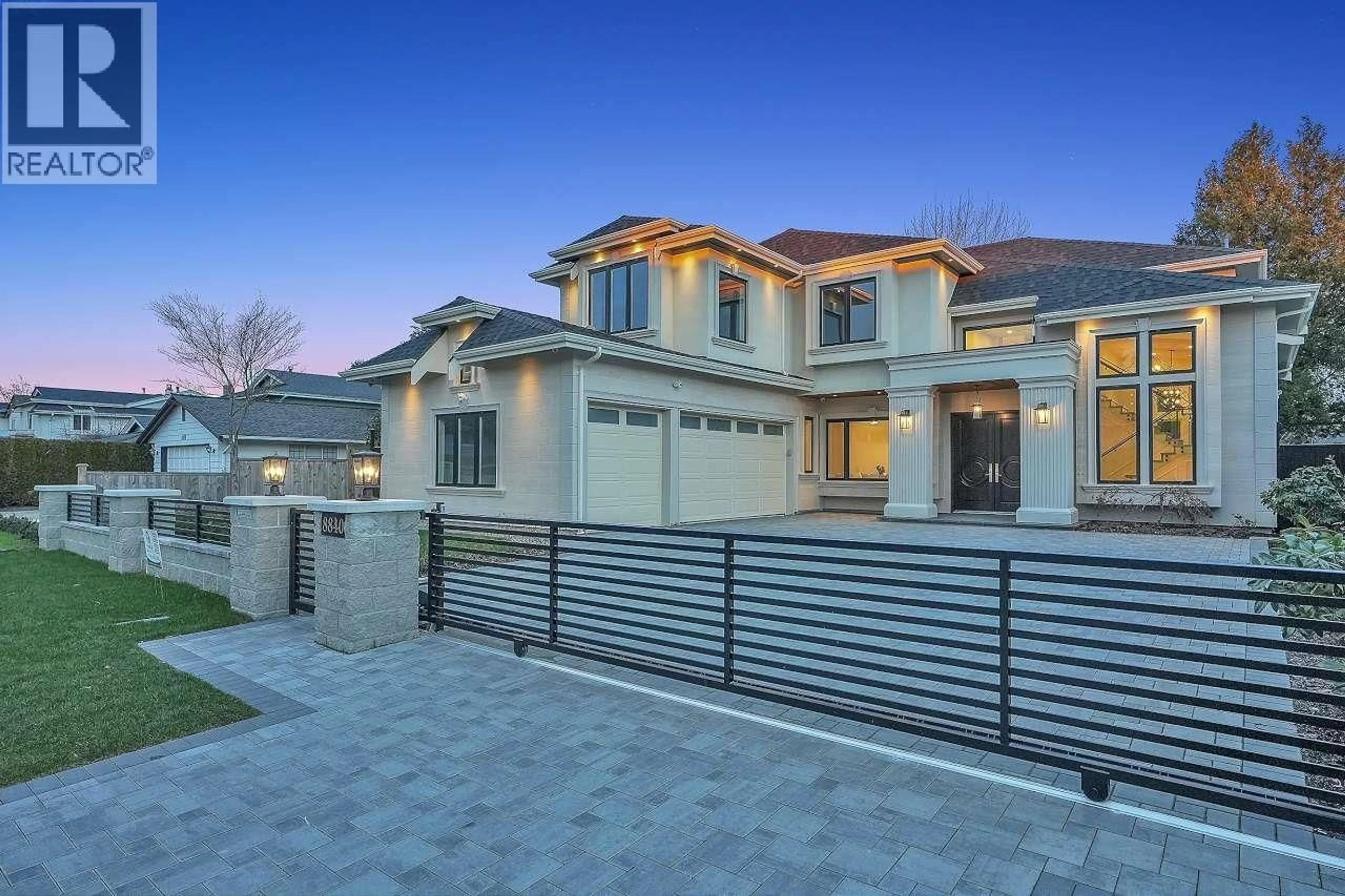 Home with brick exterior material, street for 8840 DORVAL ROAD, Richmond British Columbia V7C4P6