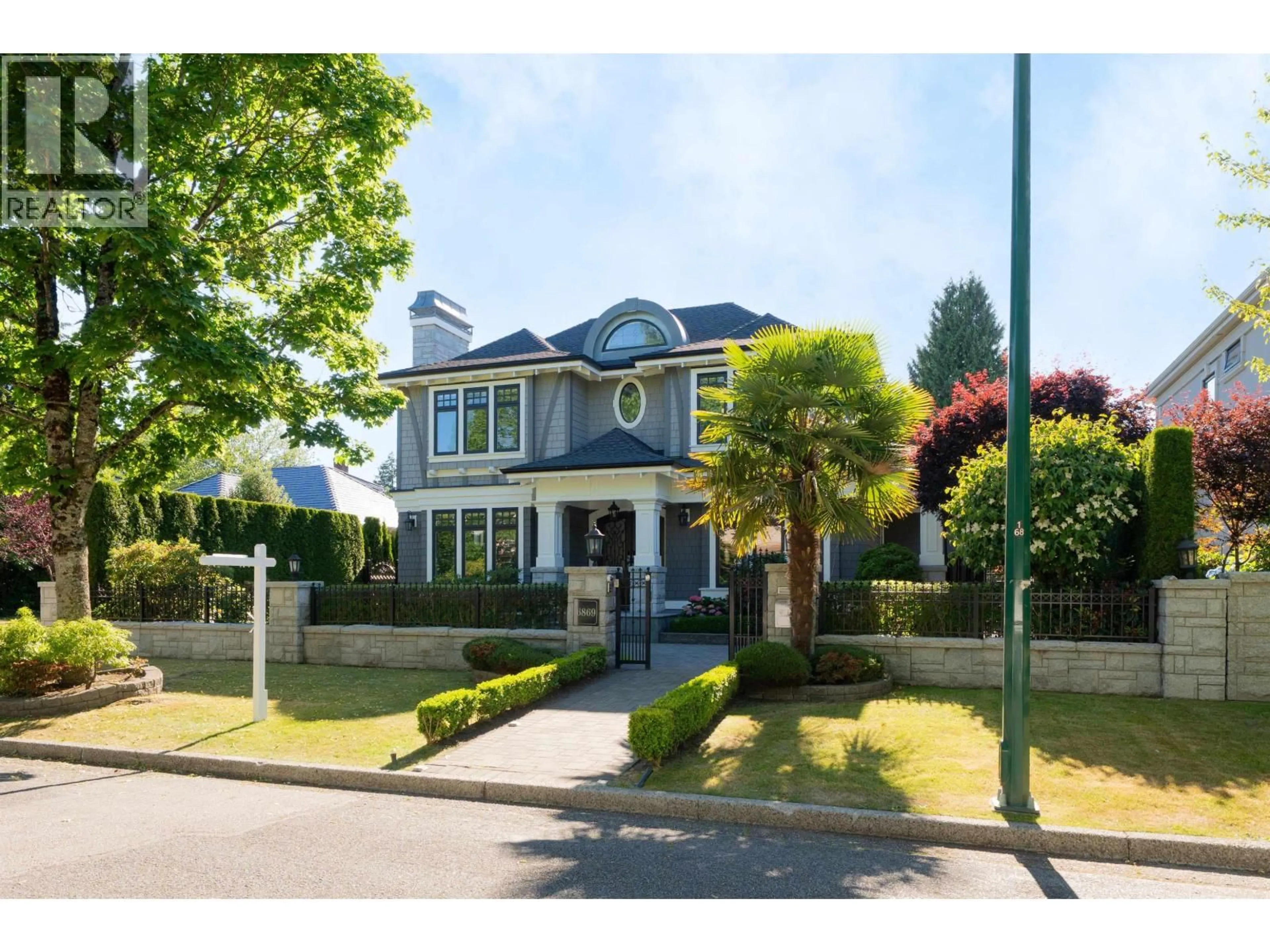 A pic from outside/outdoor area/front of a property/back of a property/a pic from drone, street for 6869 SELKIRK STREET, Vancouver British Columbia V6P4H1