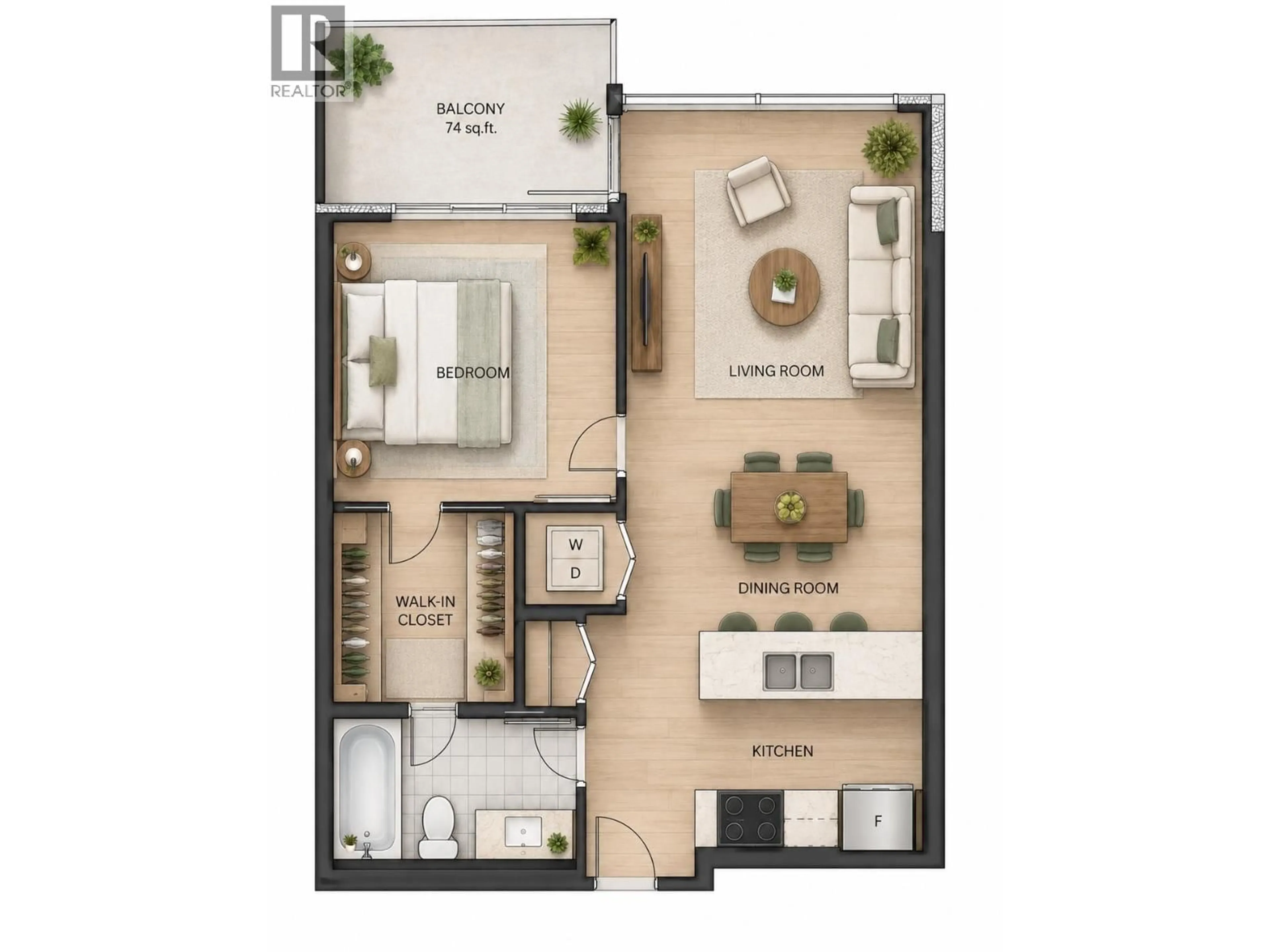 Floor plan for 903 - 8699 HAZELBRIDGE WAY, Richmond British Columbia V6X0T4