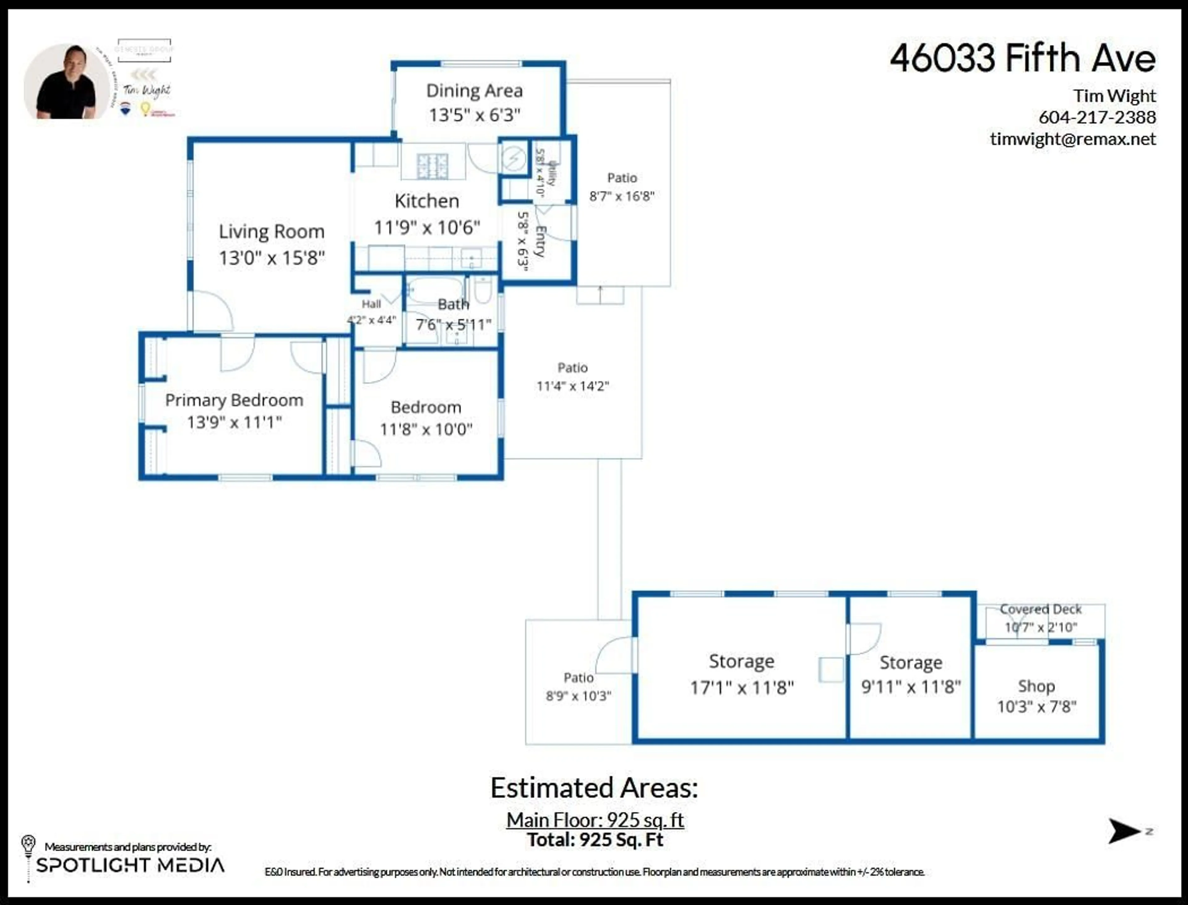 Floor plan for 46033 FIFTH AVENUE, Chilliwack British Columbia V2P1M6