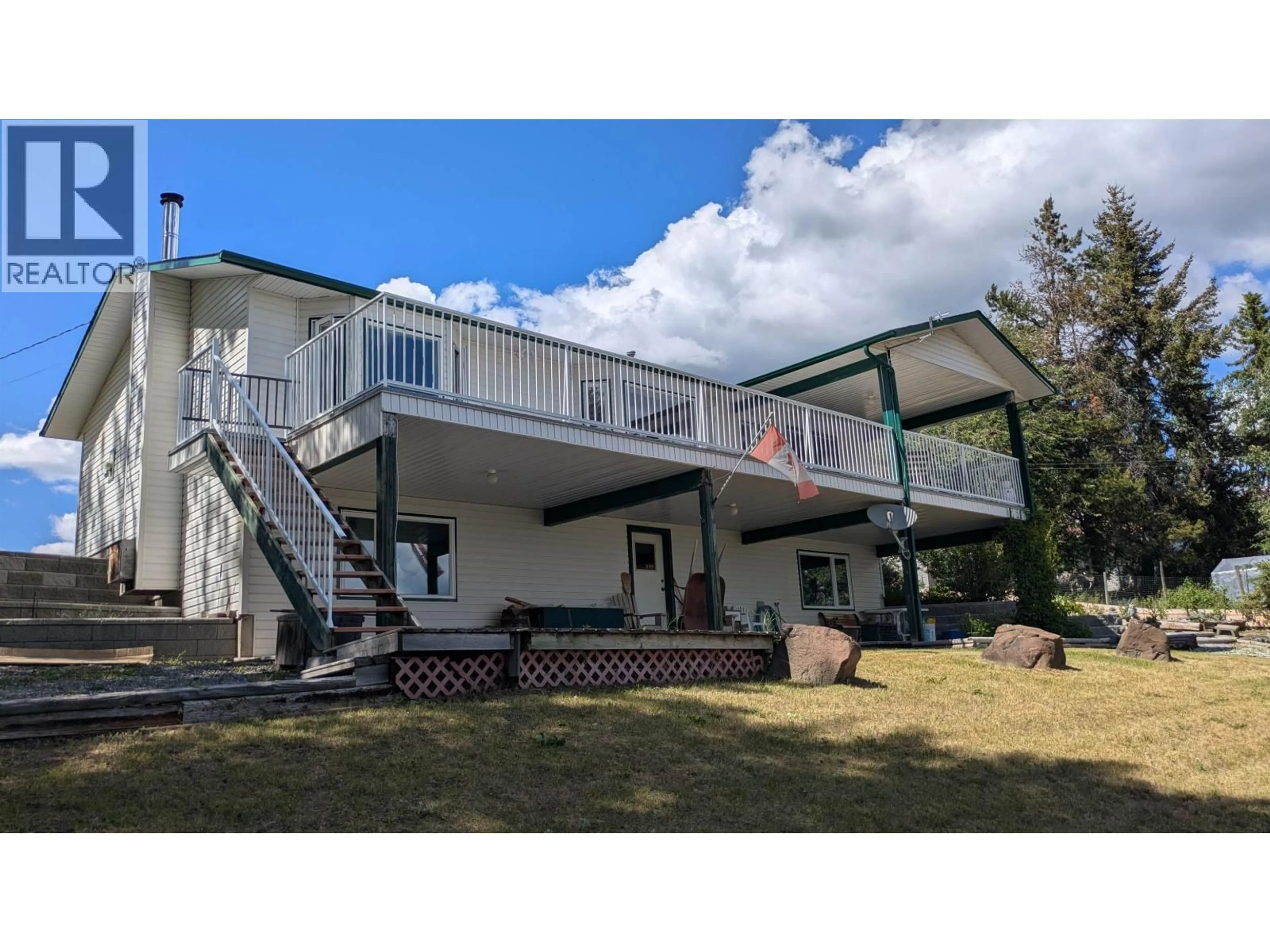A pic from outside/outdoor area/front of a property/back of a property/a pic from drone, unknown for 6940 MEIER ROAD, Vanderhoof British Columbia V0J3A3