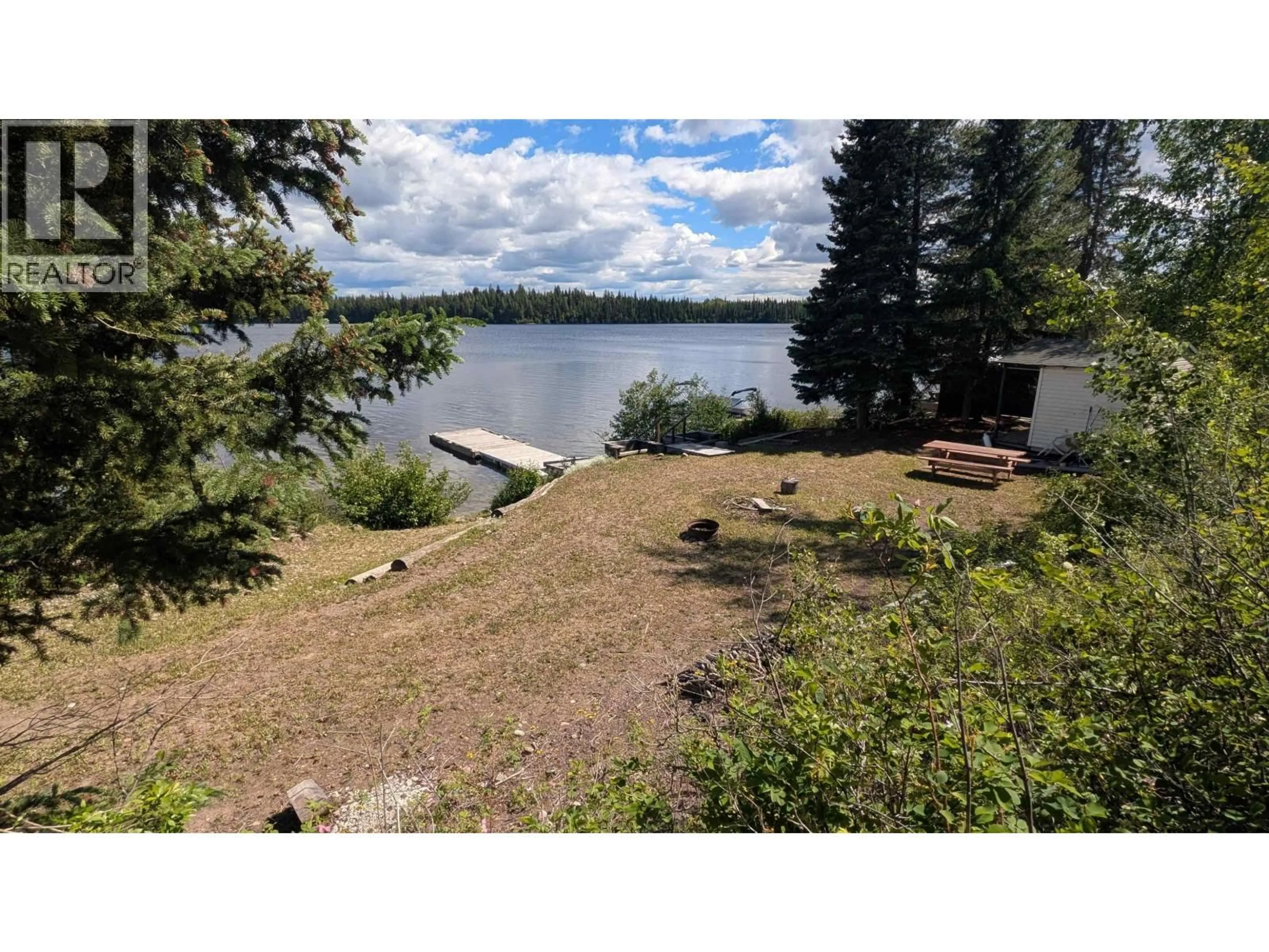 A pic from outside/outdoor area/front of a property/back of a property/a pic from drone, water/lake/river/ocean view for 6940 MEIER ROAD, Vanderhoof British Columbia V0J3A3