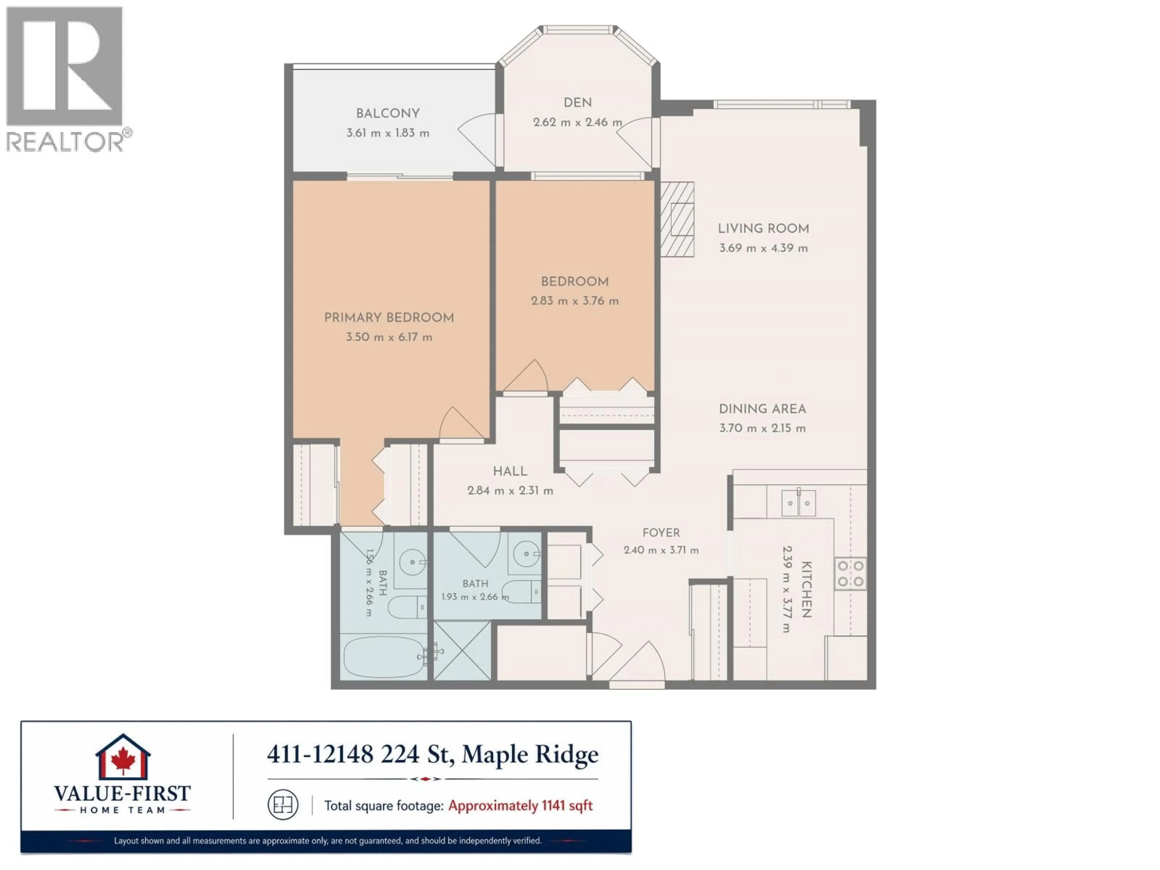 Floor plan for 411 - 12148 224 STREET, Maple Ridge British Columbia V2X3N8