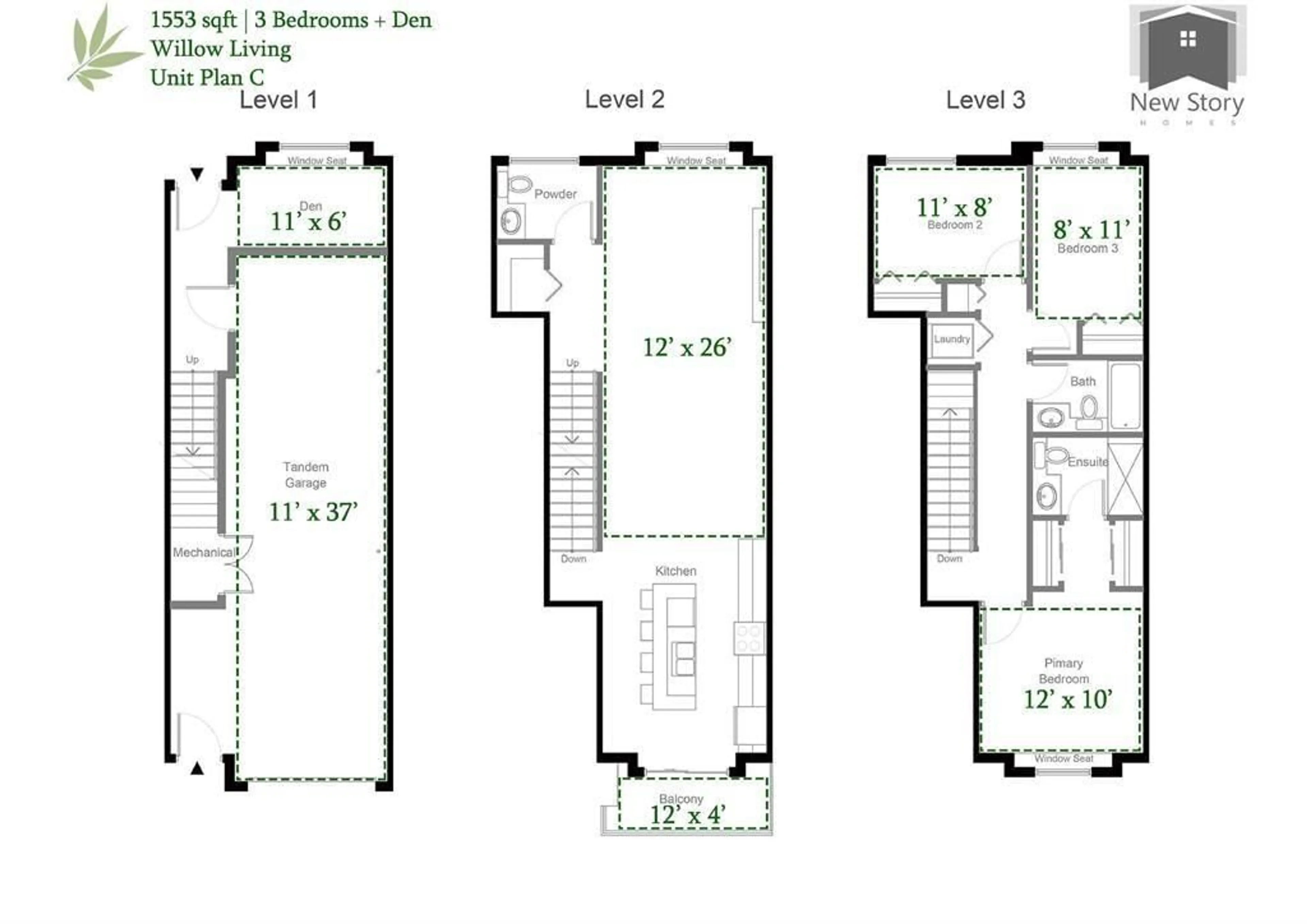 Floor plan for 28 - 20155 84TH AVENUE, Langley British Columbia V2Y3R3