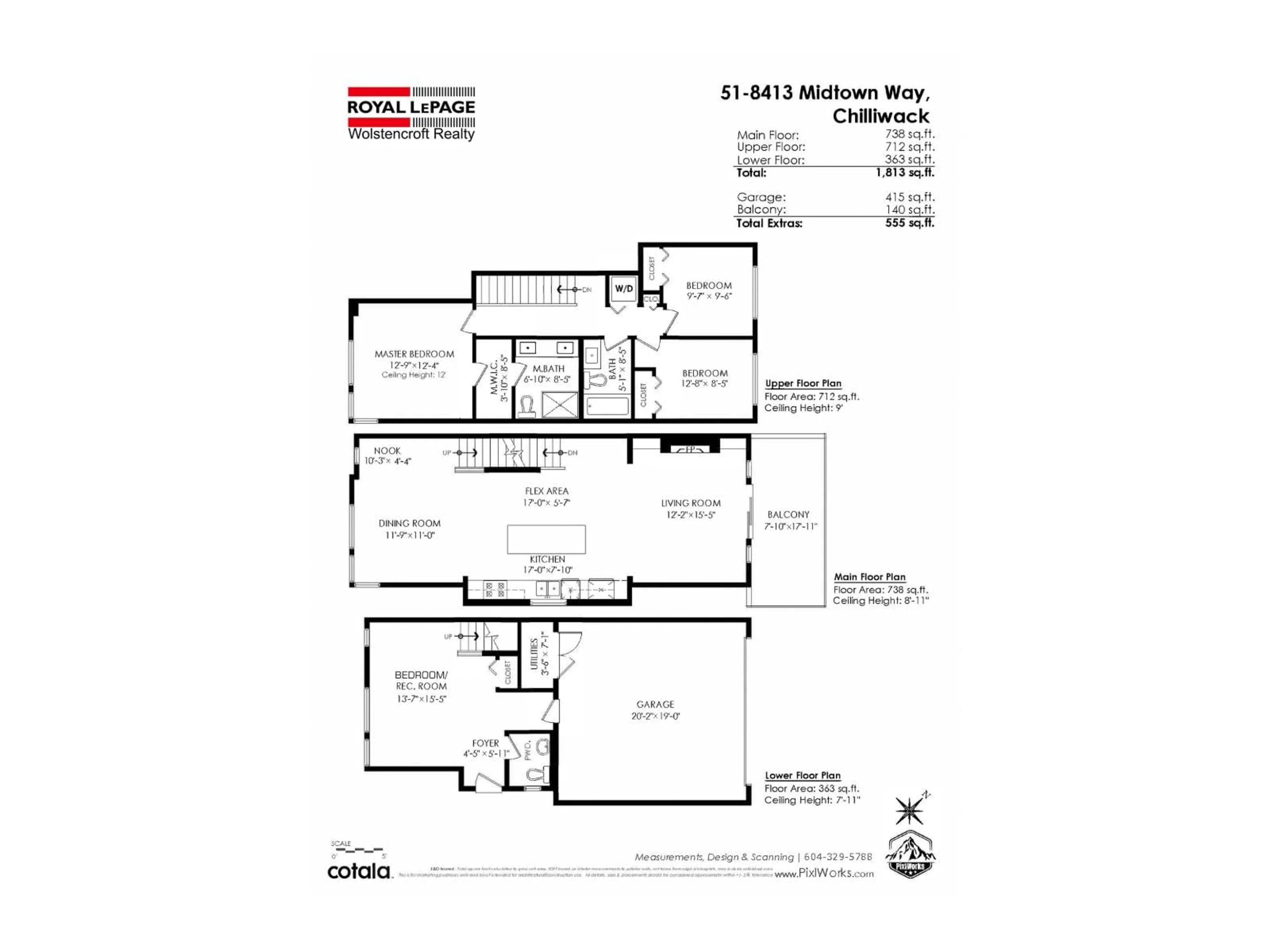 Floor plan for 51 - 8413 MIDTOWN WAY, Chilliwack British Columbia V2P0G7