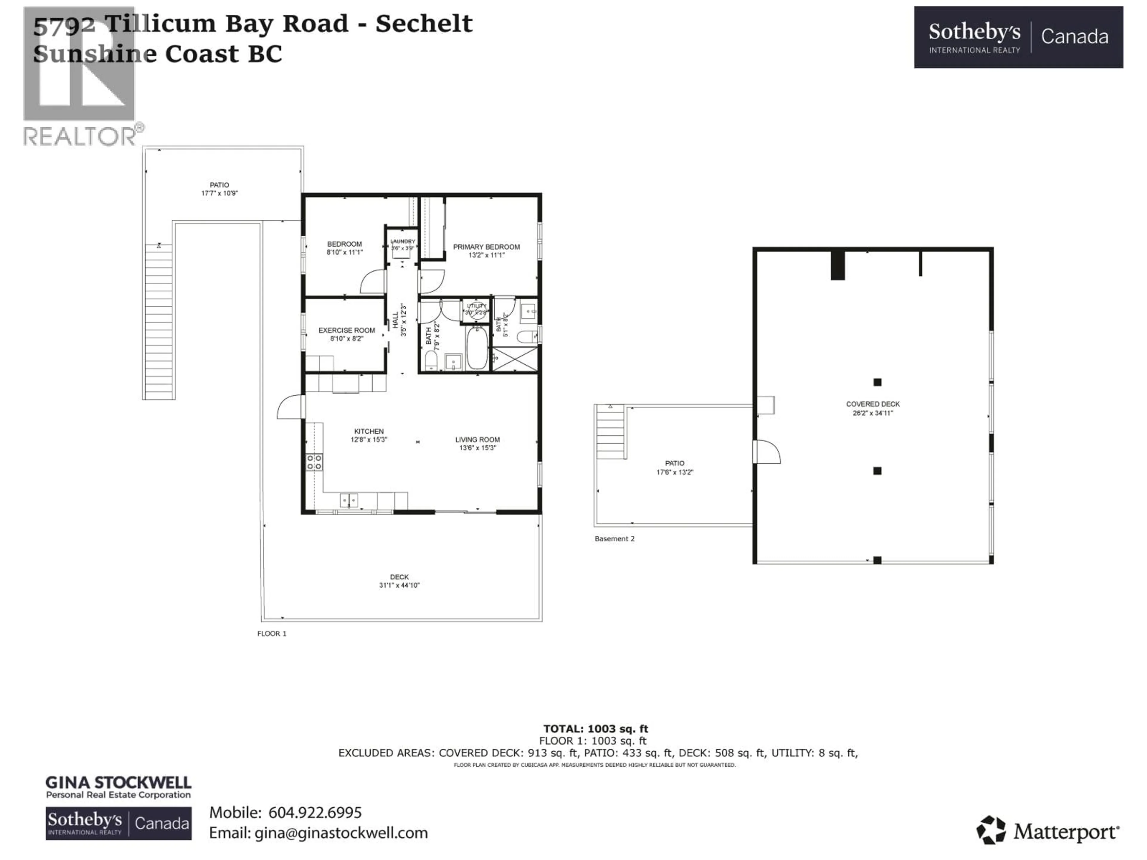 Floor plan for 5792 TILLICUM BAY ROAD, Sechelt British Columbia V7Z0C7